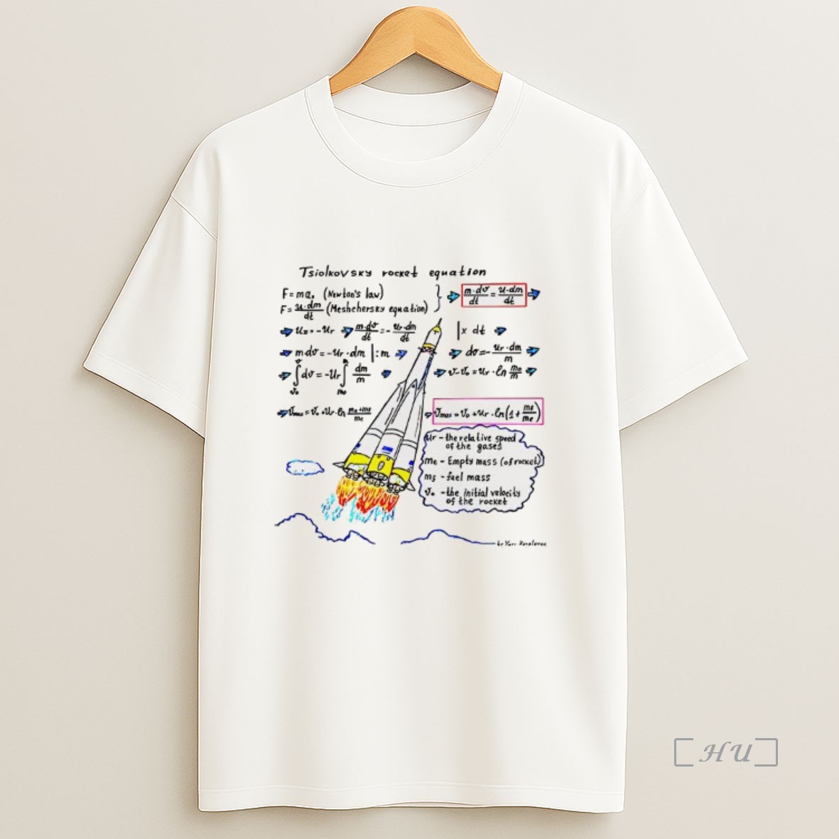 Officials The Basic Rocket Equation Premium Shirt Sweatshirt Tee