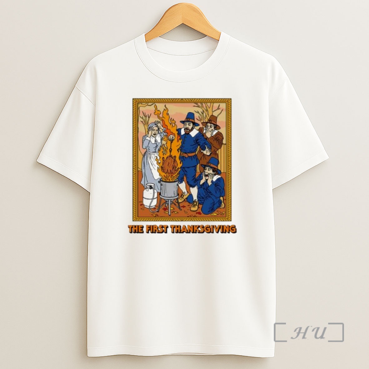 Officials The First Thanksgiving Photo Ornaments Premium Shirt Sweatshirt Tee