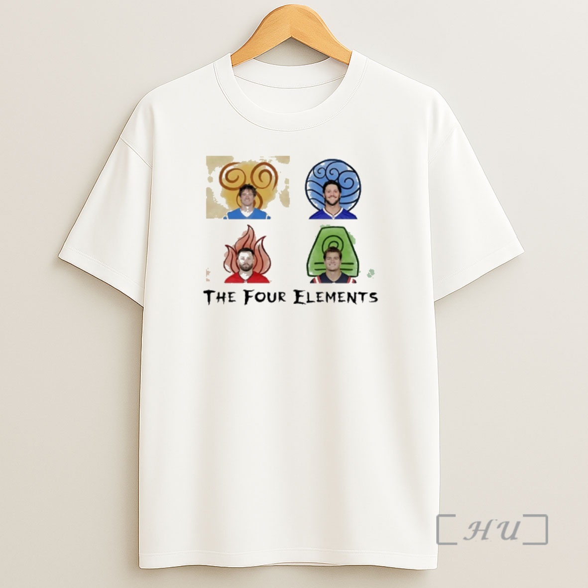 Officials The Four Quarterbacks Elements Drake Maye Josh Allen Baker Mayfield And Justin Herbert Premium Shirt Sweatshirt Tee