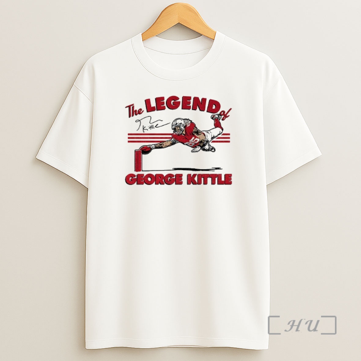 Officials The Legend Of George Kittle San Francisco 49ers Nfl Signature Premium Shirt Sweatshirt Tee