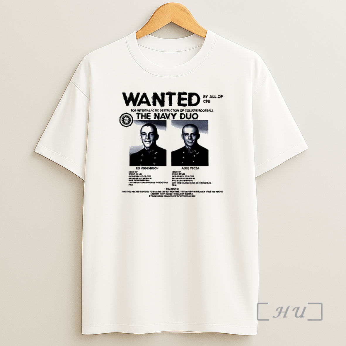 Officials The Navy Duo Wanted By All Of Cfb Premium Shirt Sweatshirt Tee