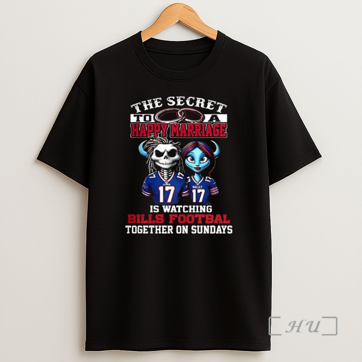 Officials The Secret To A Happy Marriage Is Watching Buffalo Bills Football Together In Sundays Premium Shirt Sweatshirt Tee