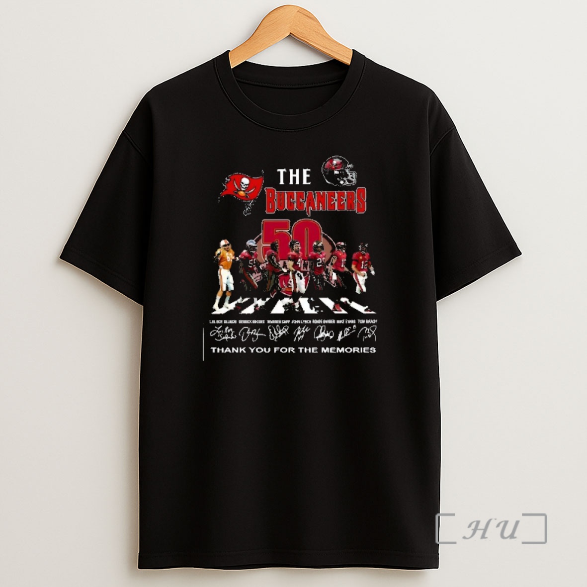 Officials The Tampa Bay Buccaneers 50th Anniversary Thank You For The Memories Premium Shirt Sweatshirt Tee