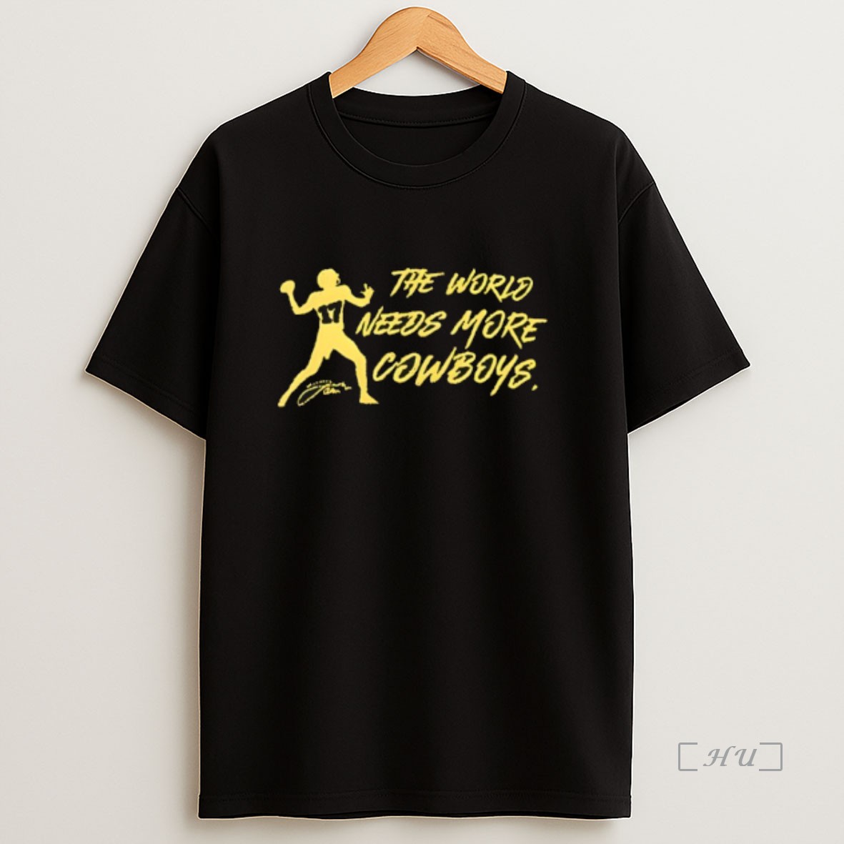 Officials The World Needs More Wyoming Cowboys Josh Allen Signature Premium Shirt Sweatshirt Tee