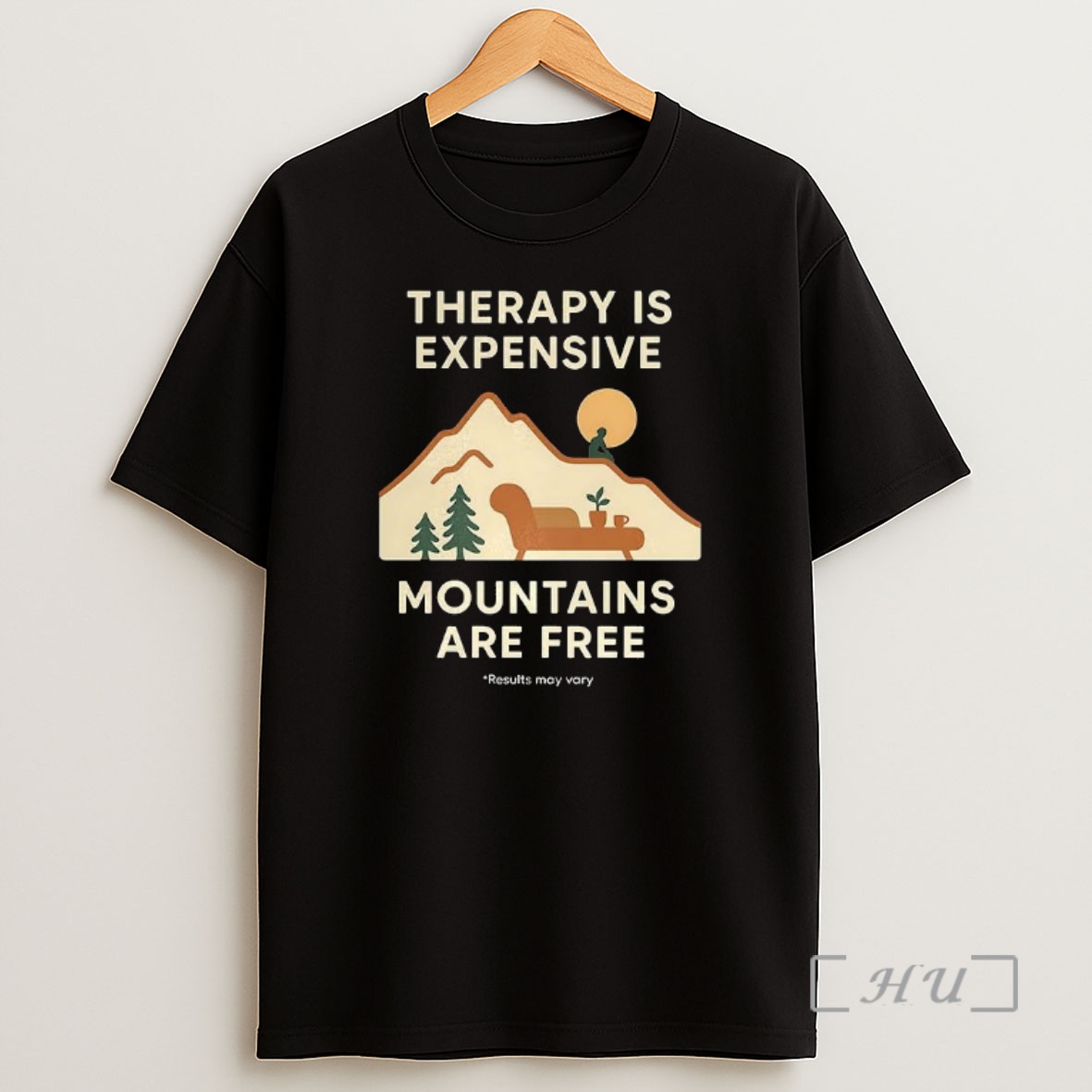 Officials Therapy Is Expensive Mountains Are Free Premium Shirt Sweatshirt Tee