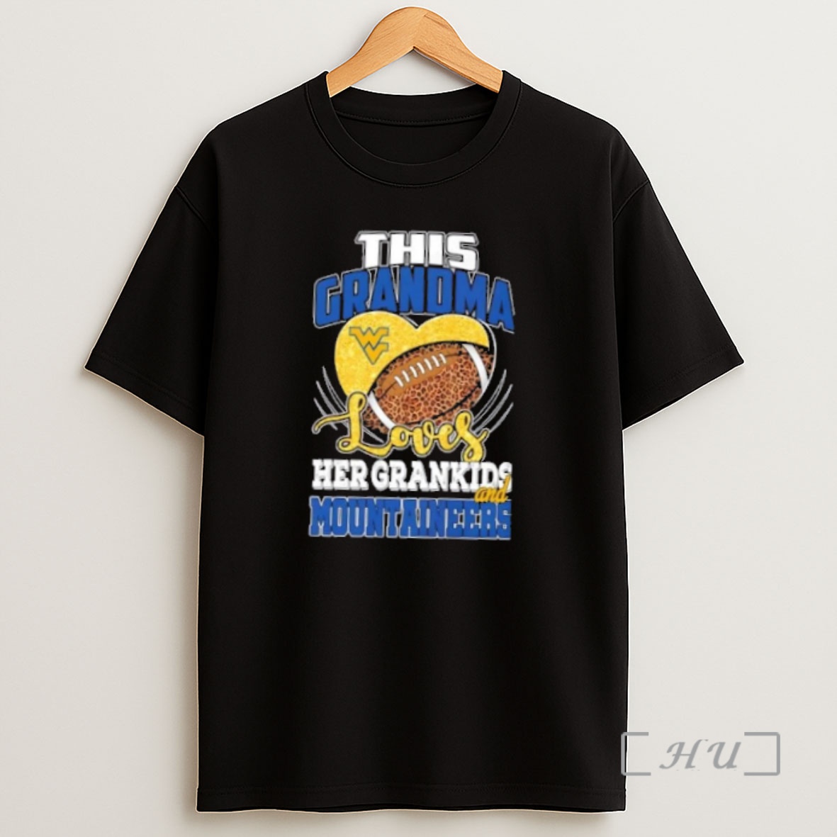 Officials This Grandma Loves Her Grandkids And West Virginia Mountaineers Premium Shirt Sweatshirt Tee