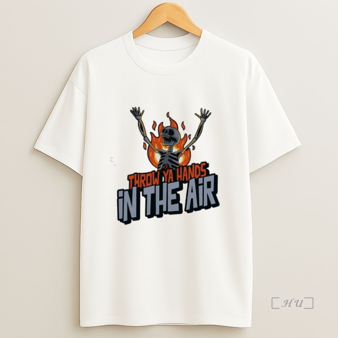 Officials Throw Ya Hands In The Air Rock Concert Skeleton Premium Shirt Sweatshirt Tee