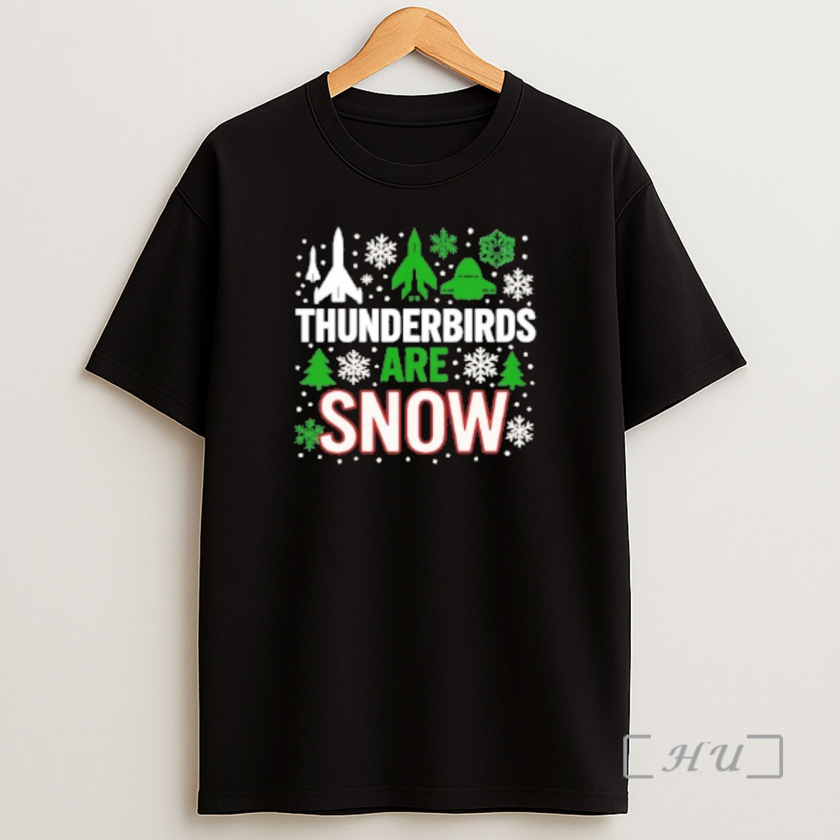 Officials Thunderbirds Are Snow Christmas Premium Shirt Sweatshirt Tee