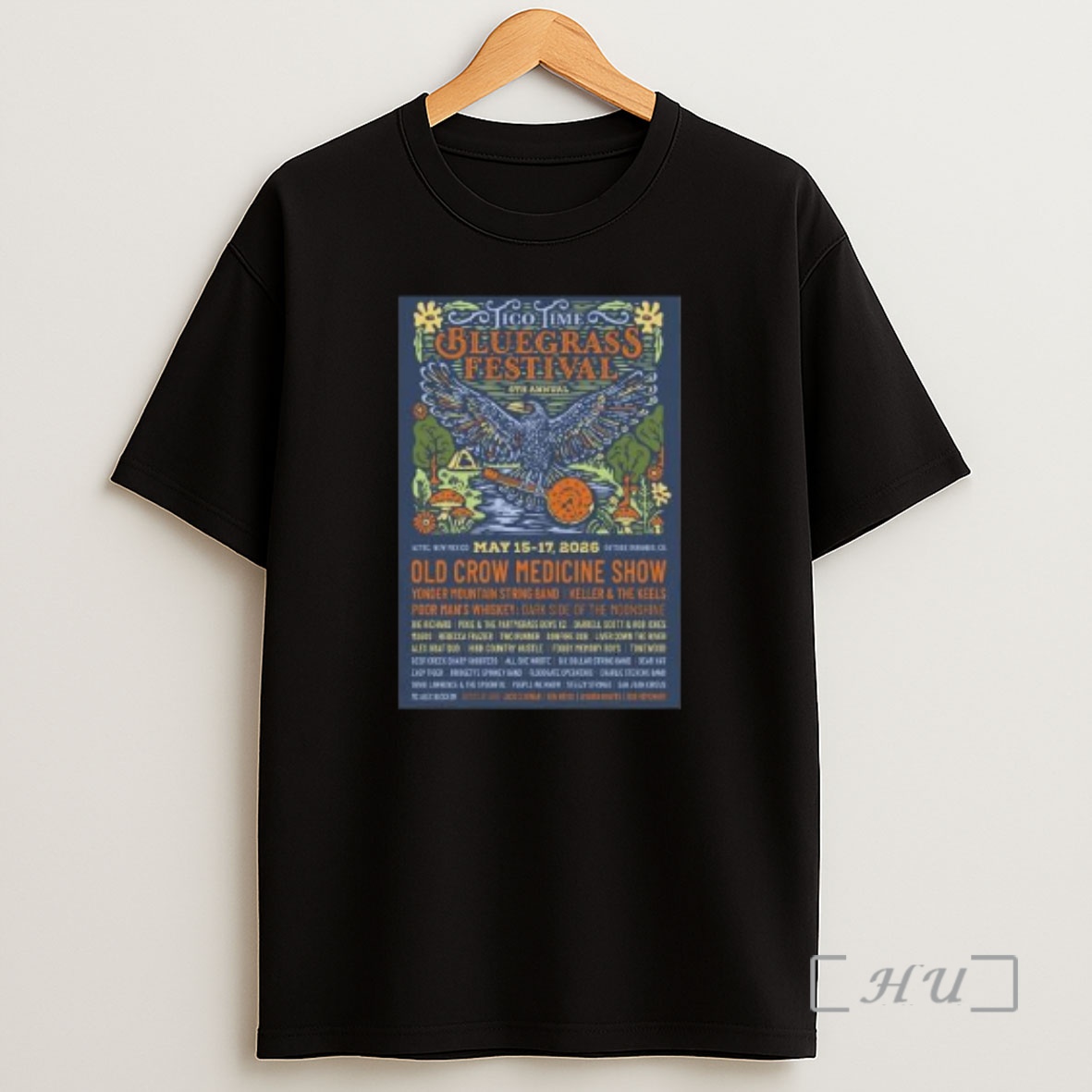 Officials Tico Time Bluegrass Festival May 15 17 2026 Aztec New Mexico Circle Black Premium Shirt Sweatshirt Tee