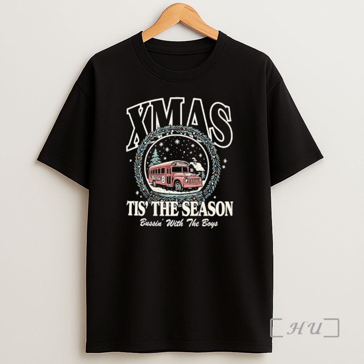 Officials Tis The Season Bussin With The Boys Xmas Premium Shirt Sweatshirt Tee