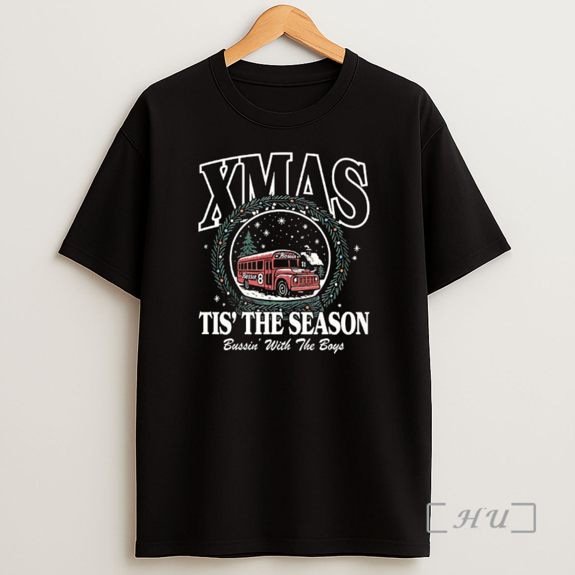 Officials Tis The Season Globe Bussin With The Boys Christmas Premium Shirt Sweatshirt Tee