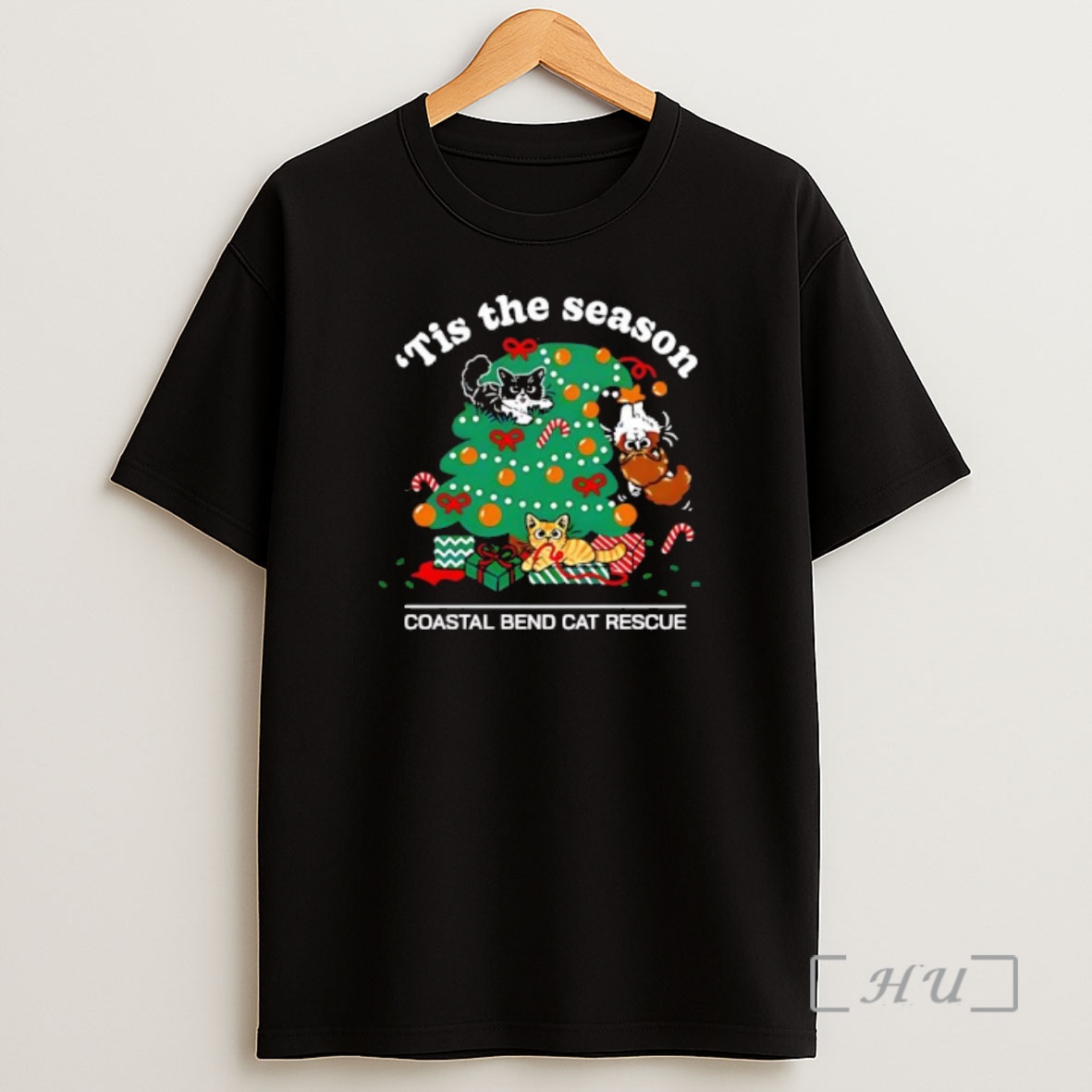 Officials Tis The Season For Cats Coastal Bend Cat Rescue Premium Shirt Sweatshirt Tee