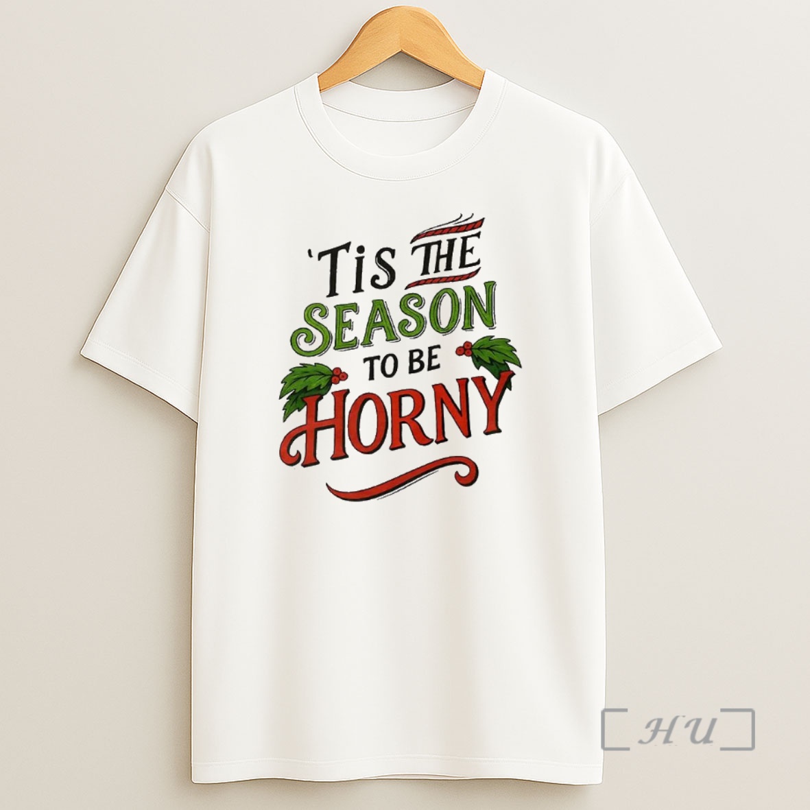Officials Tis The Season To Be Horny Christmas Premium Shirt Sweatshirt Tee