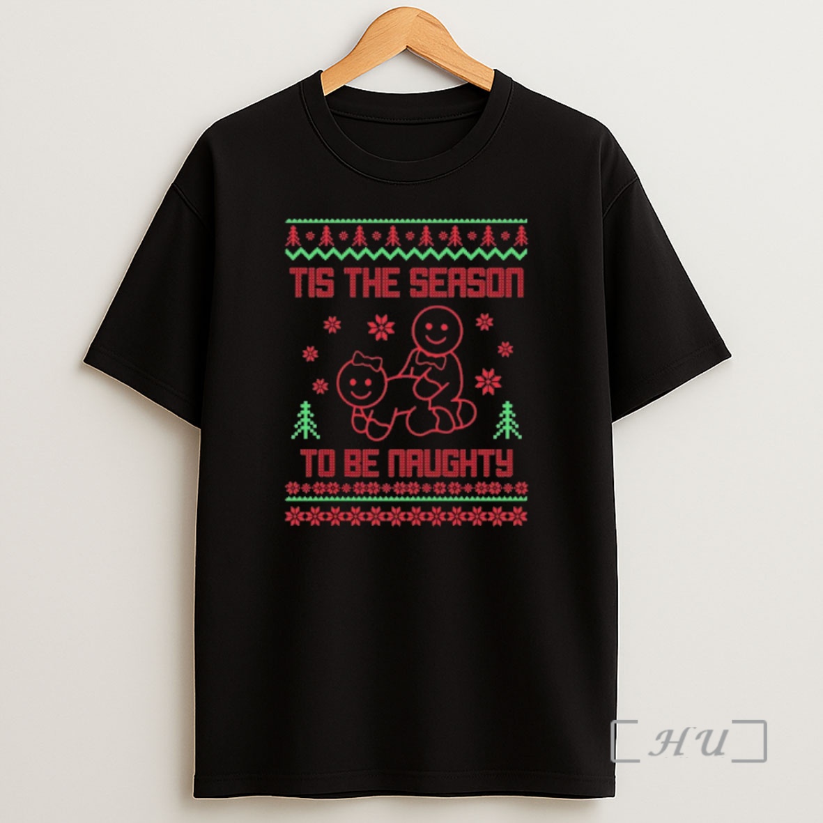Officials Tis The Season To Be Naughty Christmas Ugly Premium Shirt Sweatshirt Tee