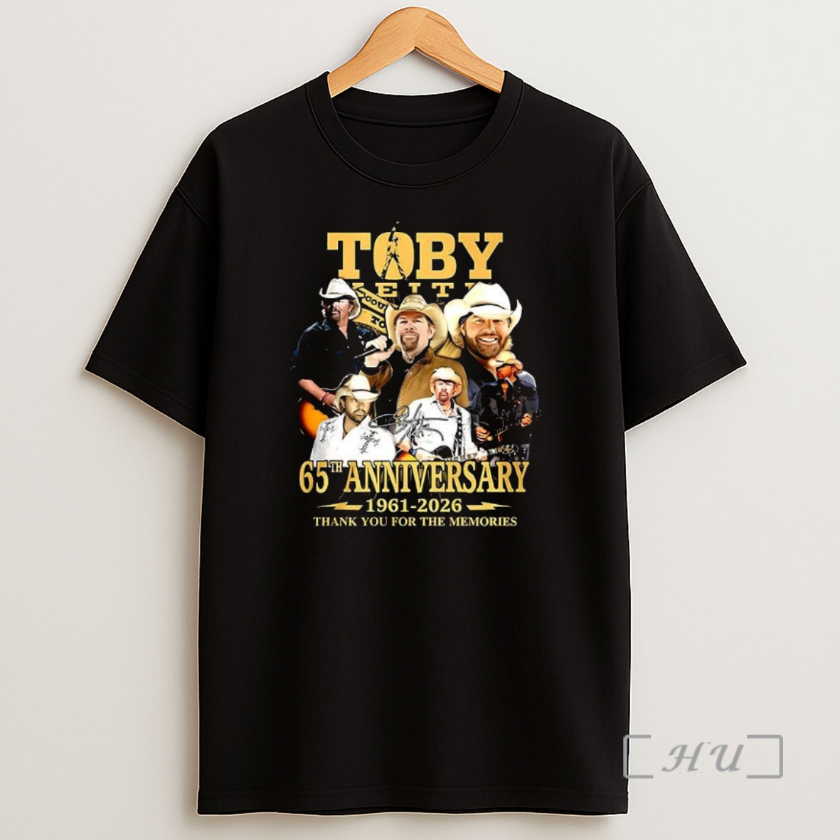 Officials Toby Keith 65th Anniversary Thank You For The Memories Signature Premium Shirt Sweatshirt Tee