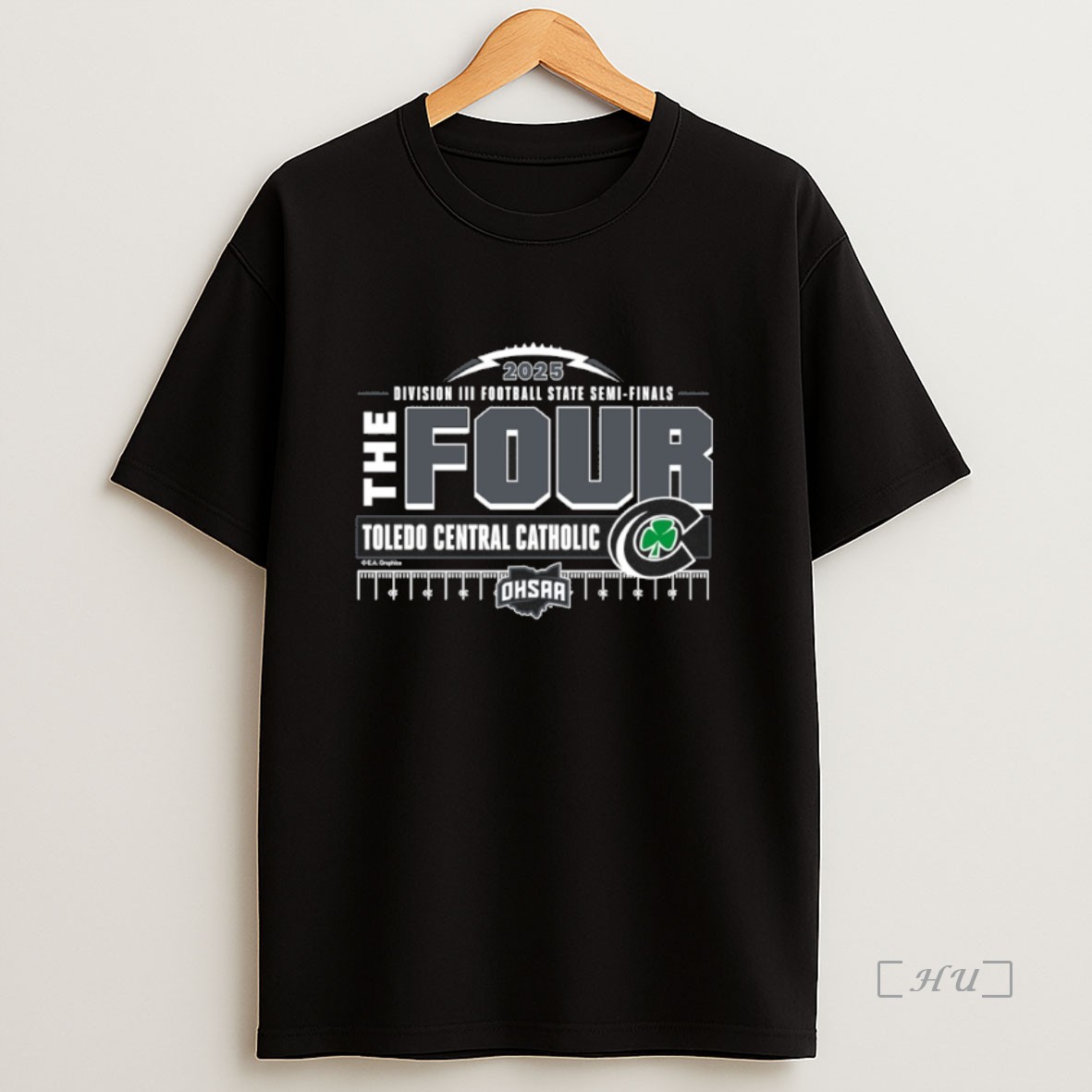 Officials Toledo Central Catholic 2025 Mhsaa D3 Football State Semi Finals The Four Premium Shirt Sweatshirt Tee