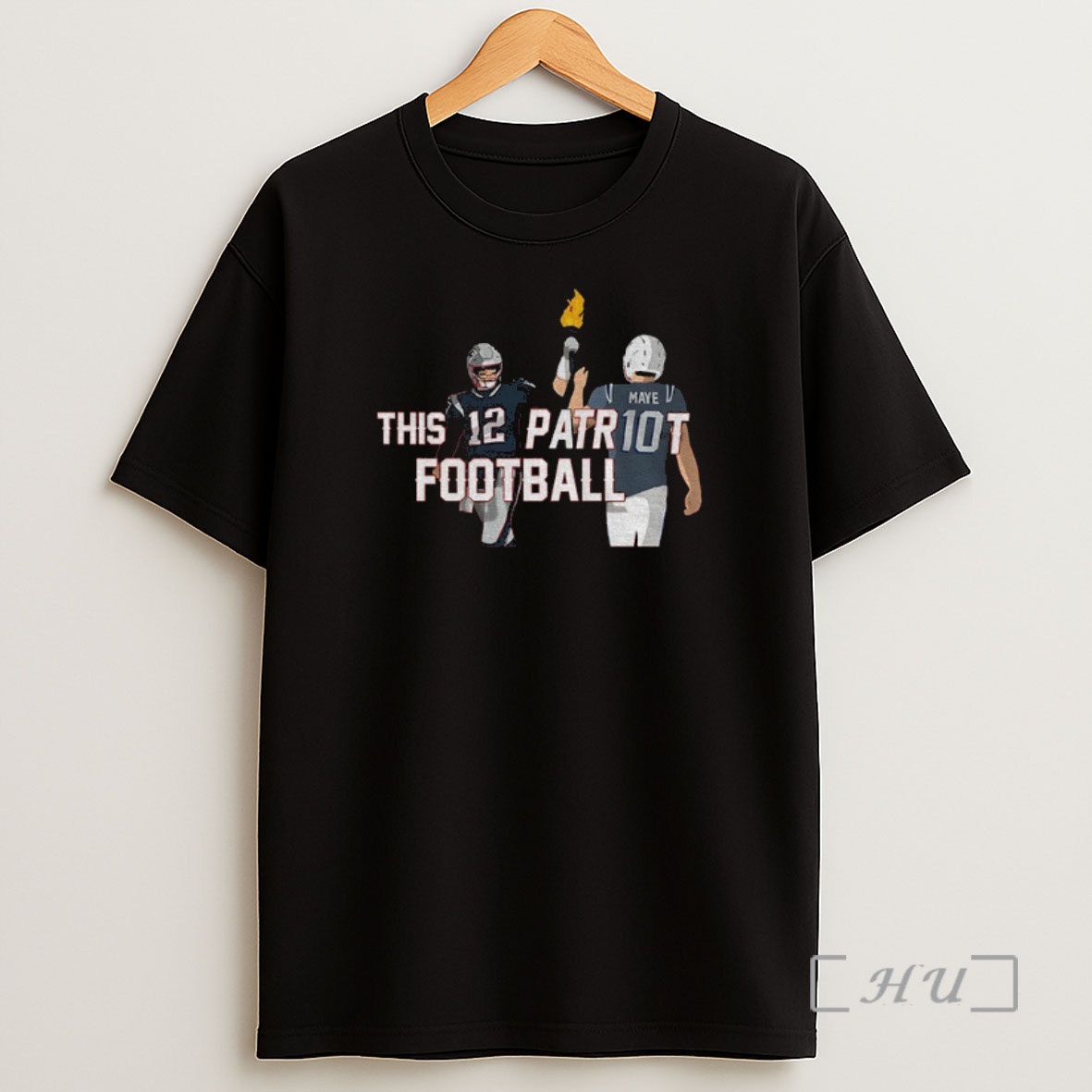 Officials Tom Brady And Drake Maye New England Patriots This Is Patriot Football Cartoon Premium Shirt Sweatshirt Tee