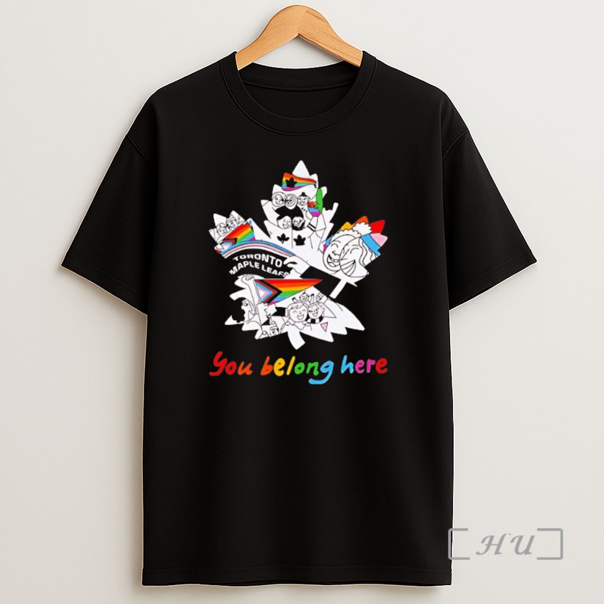 Officials Toronto Maple Leafs Pride You Belong Here Premium Shirt Sweatshirt Tee