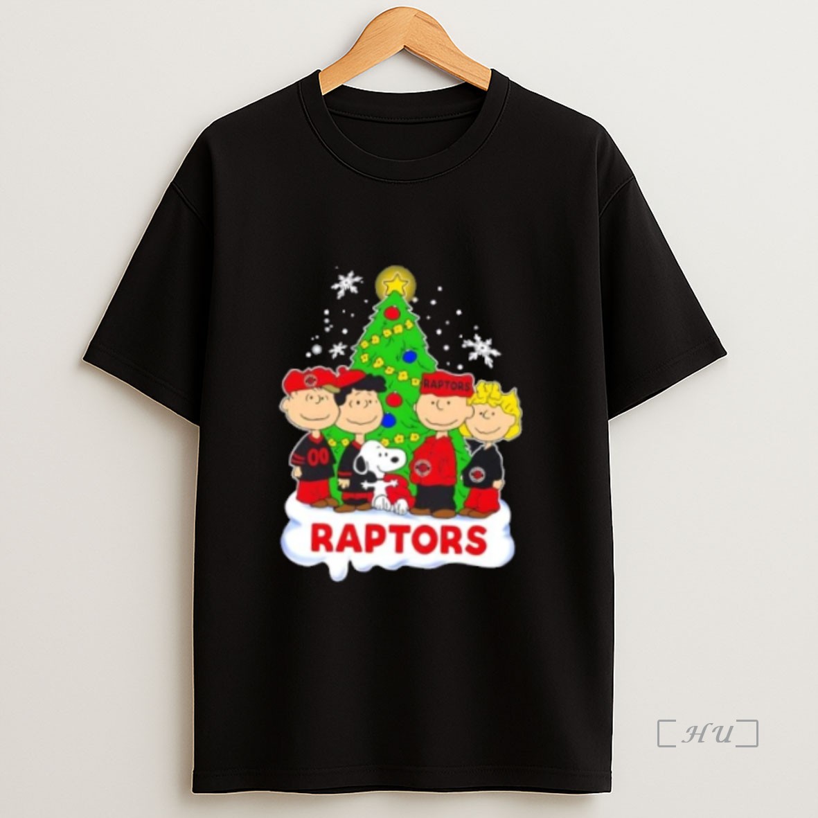 Officials Toronto Raptors X Peanuts Snoopy And Friends Christmas Tree Premium Shirt Sweatshirt Tee