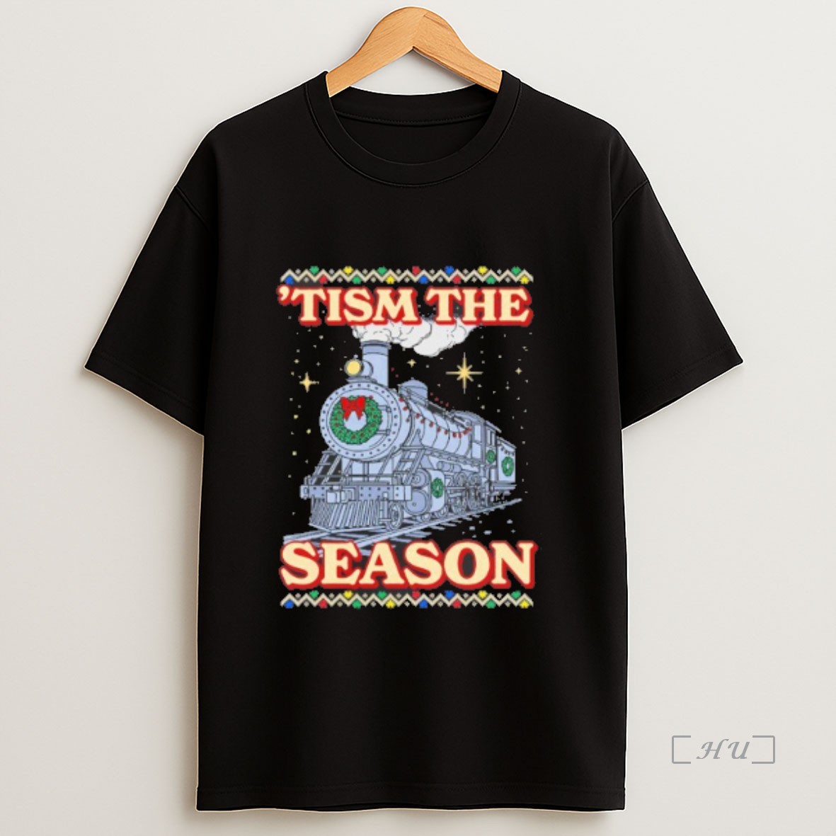 Officials Train Tism The Season Ugly Christmas Premium Shirt Sweatshirt Tee
