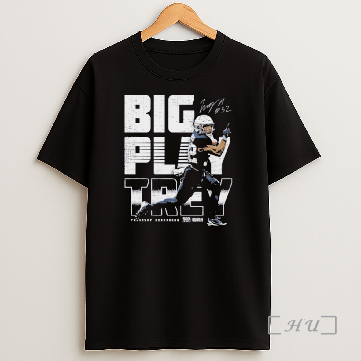 Officials Treveyon Henderson New England Patriots Big Play Trey Premium Shirt Sweatshirt Tee