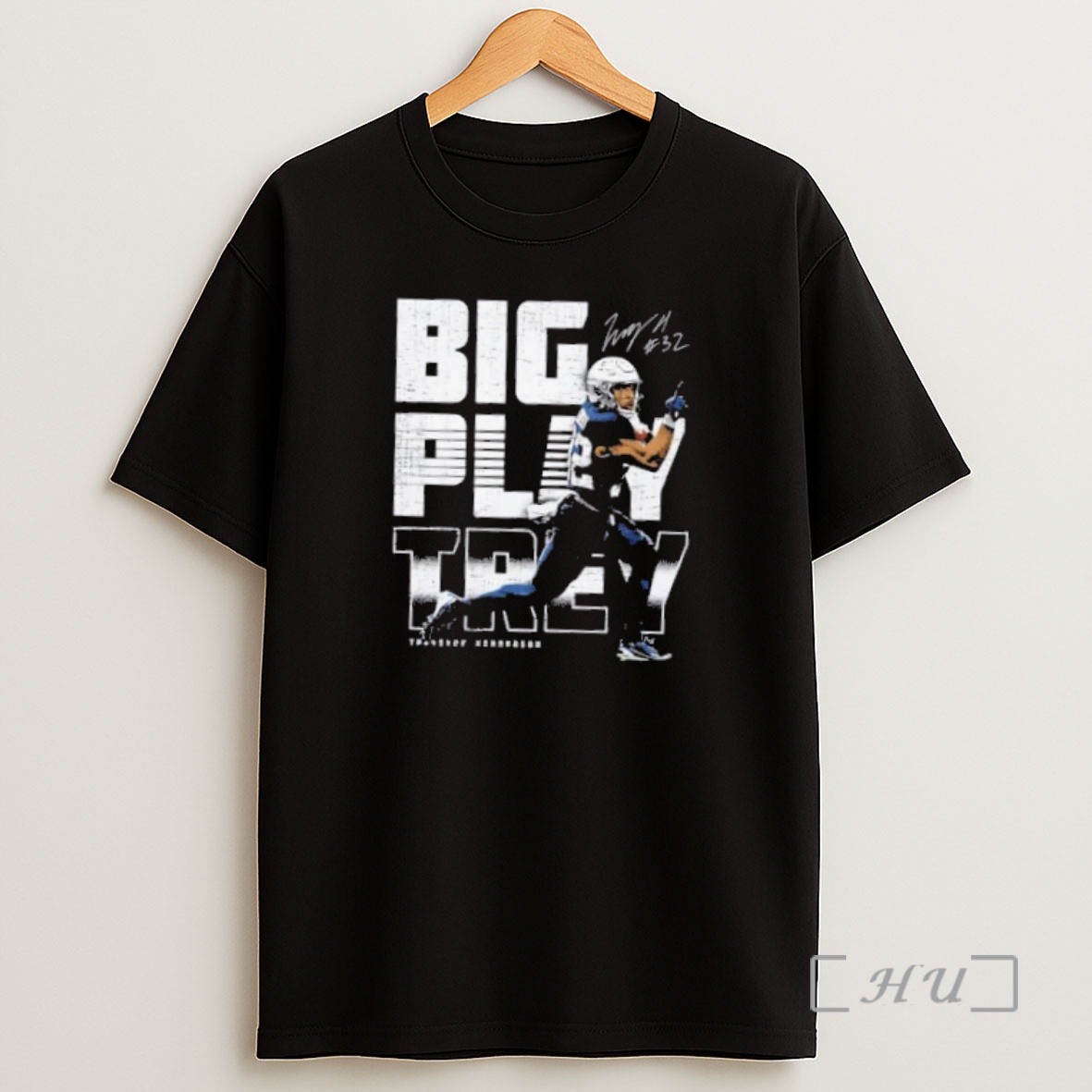 Officials Treveyon Henderson New England Patriots Big Play Trey Signature Premium Shirt Sweatshirt Tee
