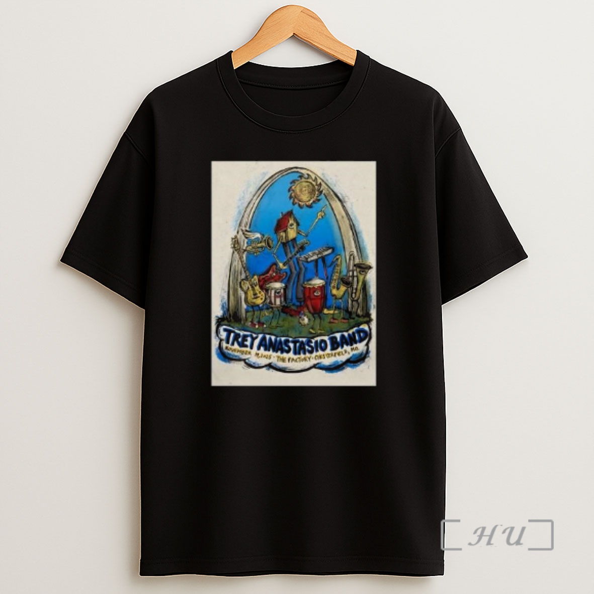 Officials Trey Anastasio Band The Factory Chesterfield Mo November 19 2025 Circle Black Premium Shirt Sweatshirt Tee