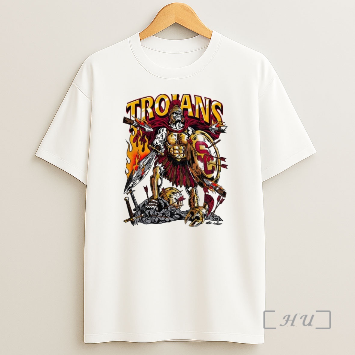 Officials Trojan Warrior Usc Trojans Football 2025 Logo Premium Shirt Sweatshirt Tee