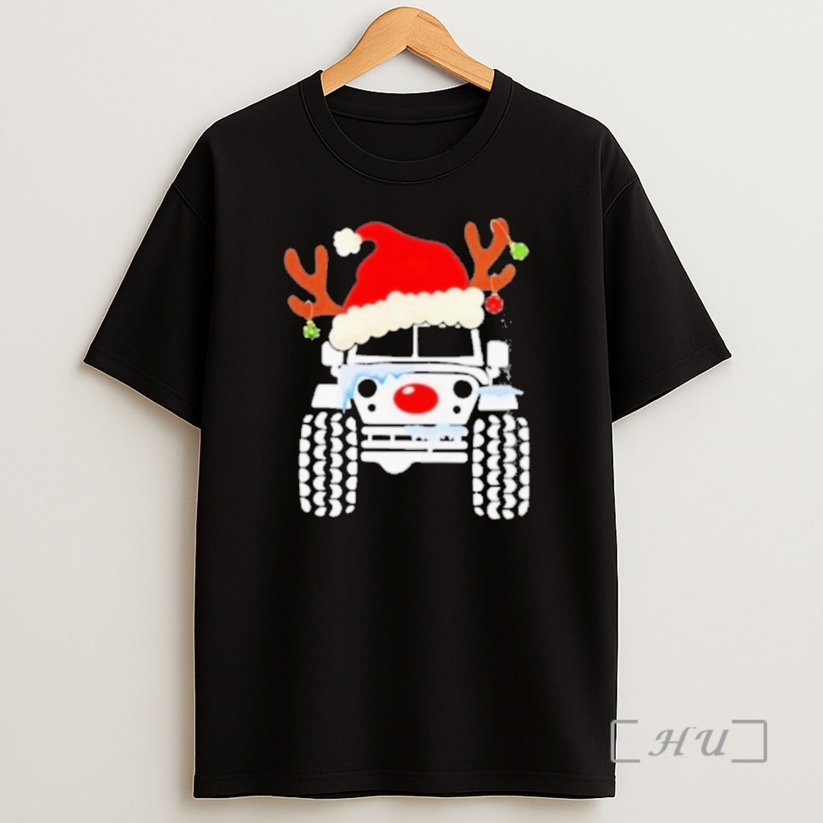 Officials Truck Snow Hat Christmas 2024 Black Premium Shirt Sweatshirt Tee