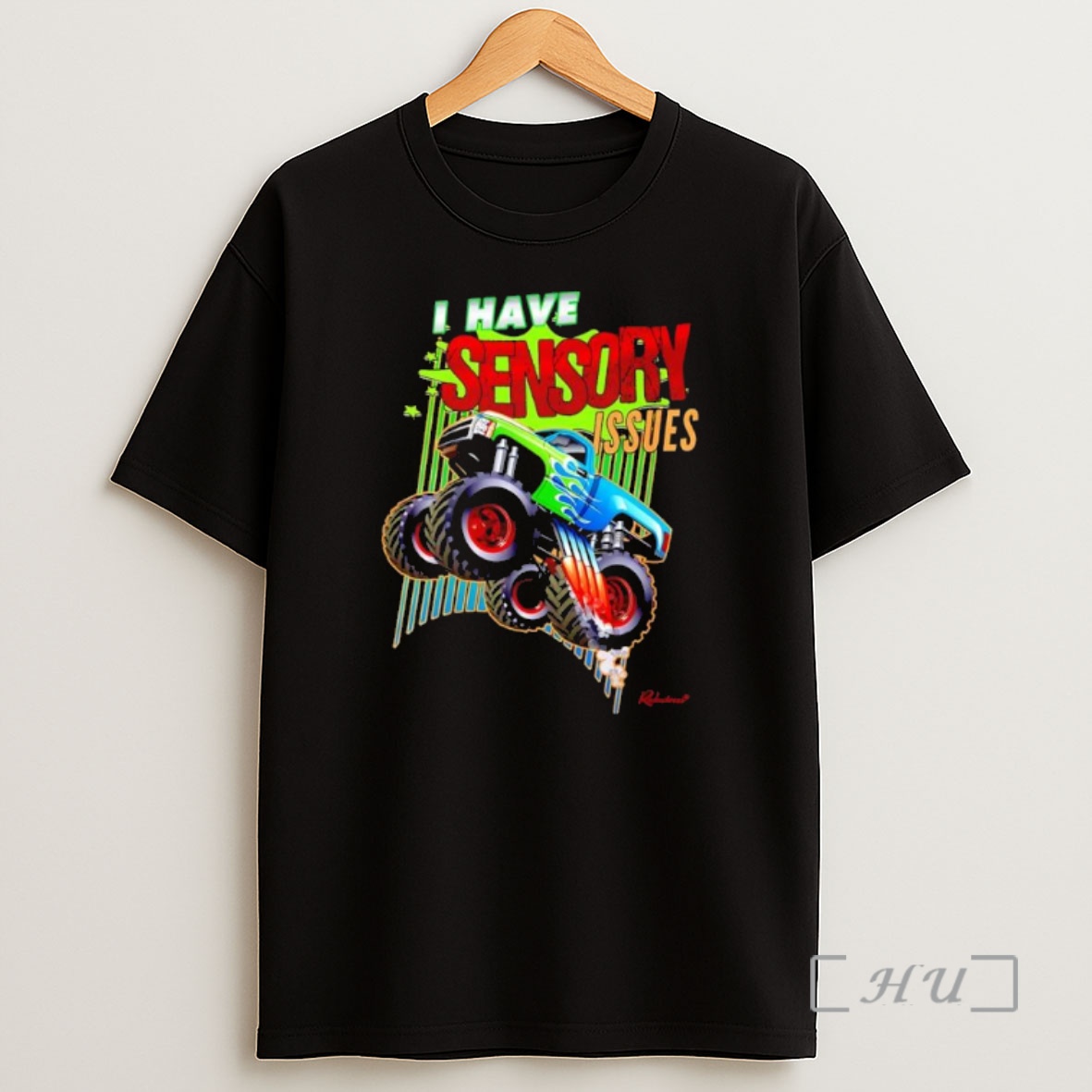 Officials Truck I Have Sensory Issues Premium Shirt Sweatshirt Tee