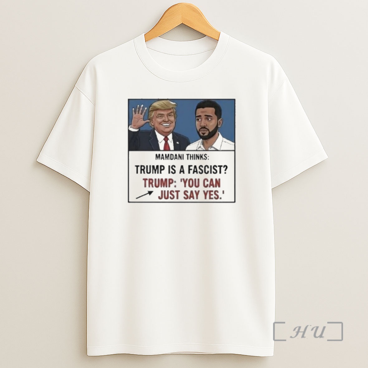 Officials Trump And Zohran Mamdani Thinks You Can Just Say Yes Premium Shirt Sweatshirt Tee