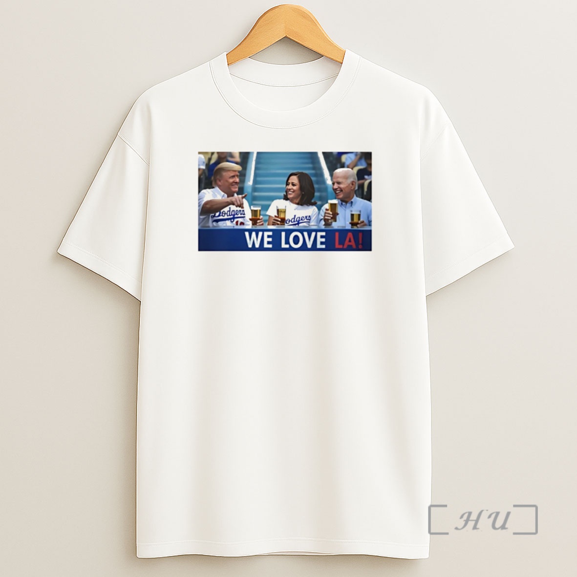Officials Trump Biden Kamala Love La Dodger Christmas Premium Shirt Sweatshirt Tee
