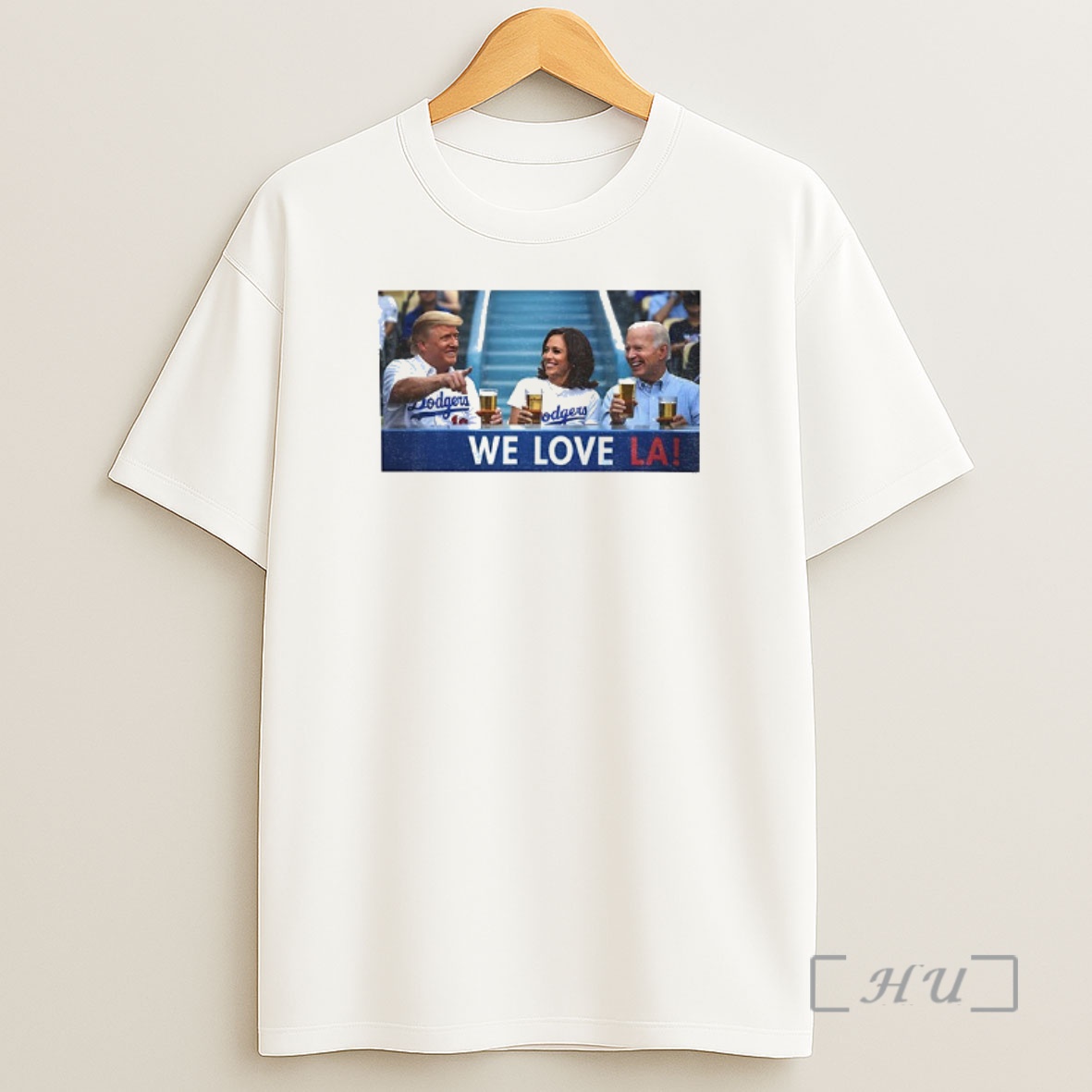 Officials Trump Biden Kamala At Dodger Stadium We Love La Dodgers Premium Shirt Sweatshirt Tee 1