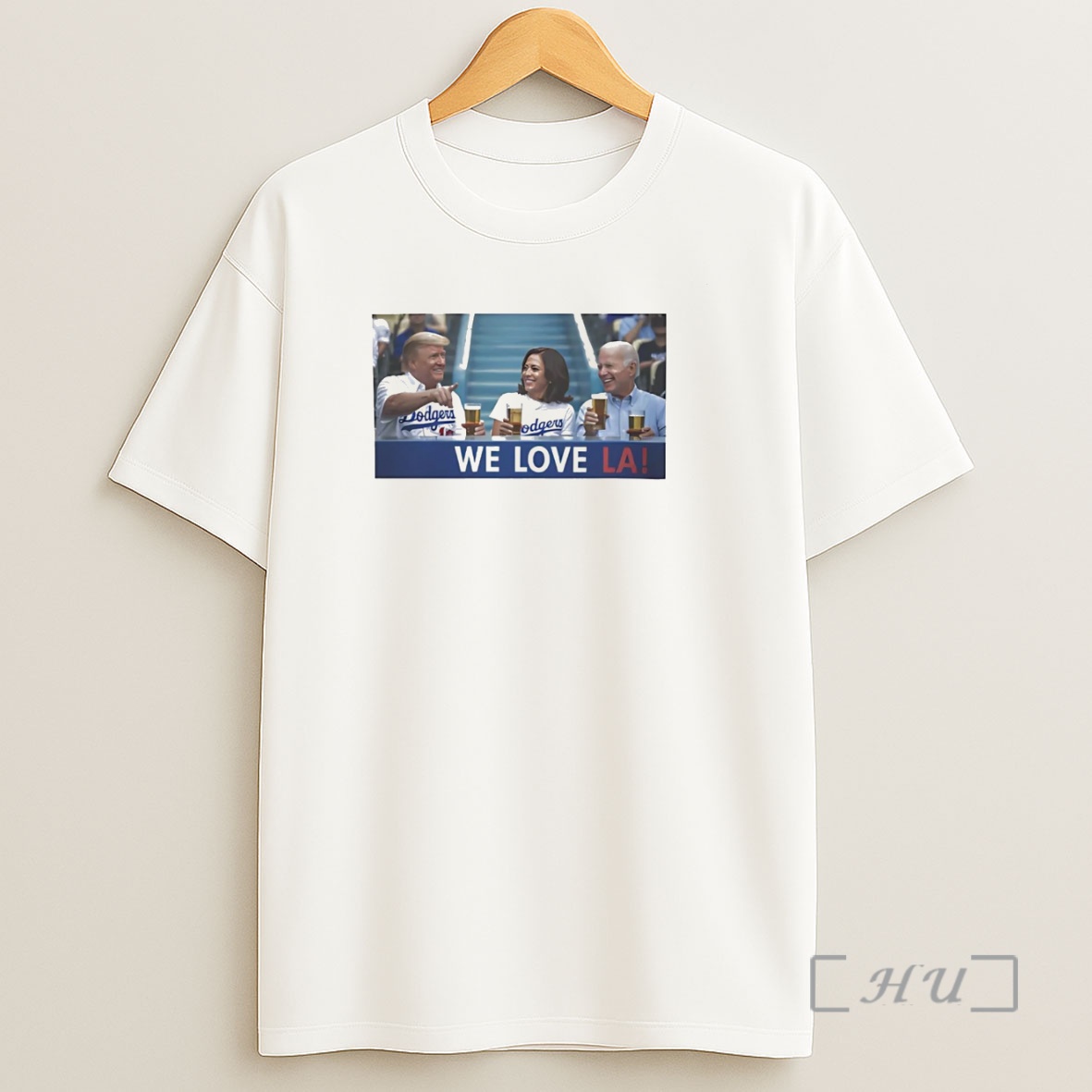 Officials Trump Biden Kamala We Love La Dodgers Premium Shirt Sweatshirt Tee