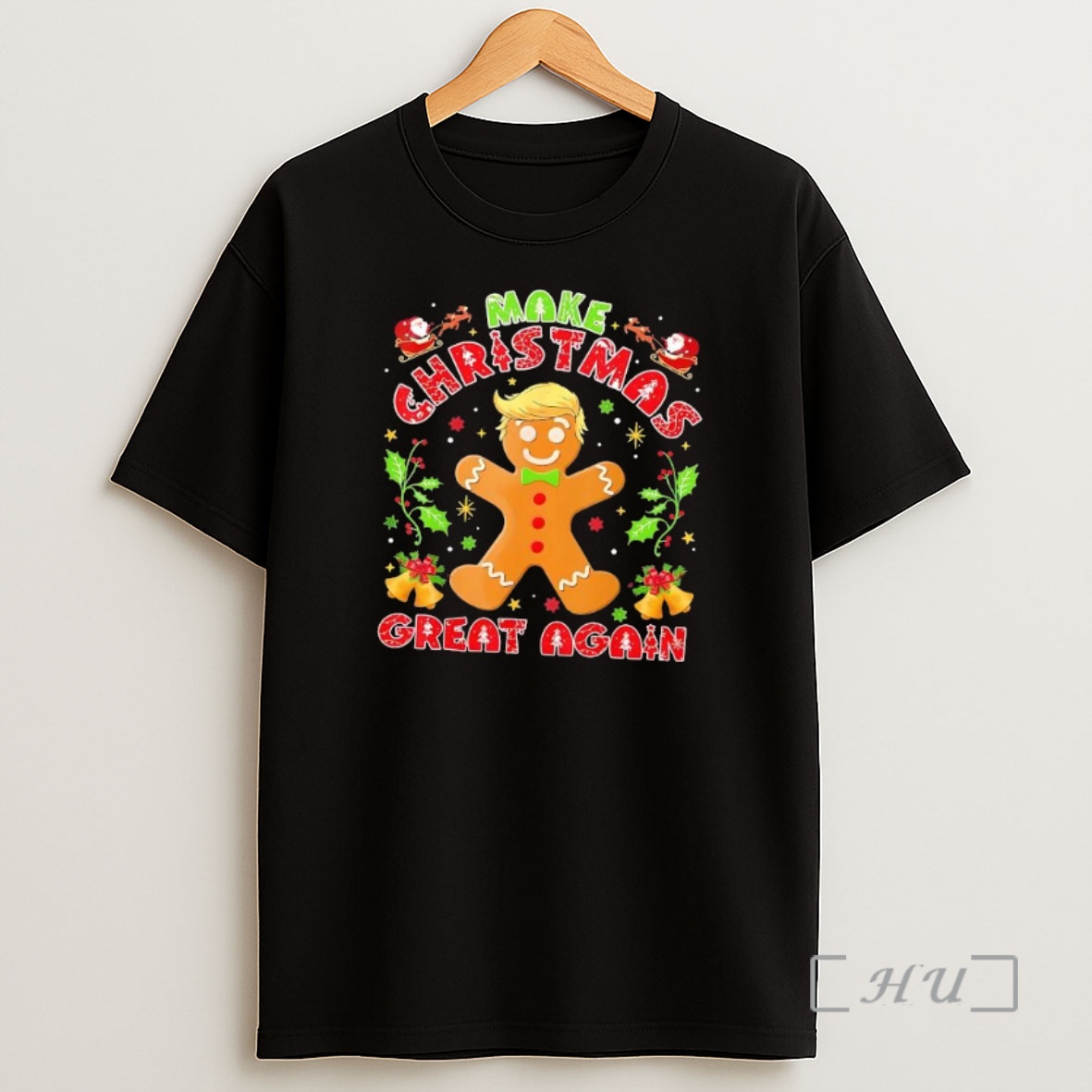 Officials Trump Gingerbread Make Christmas Great Again Premium Shirt Sweatshirt Tee