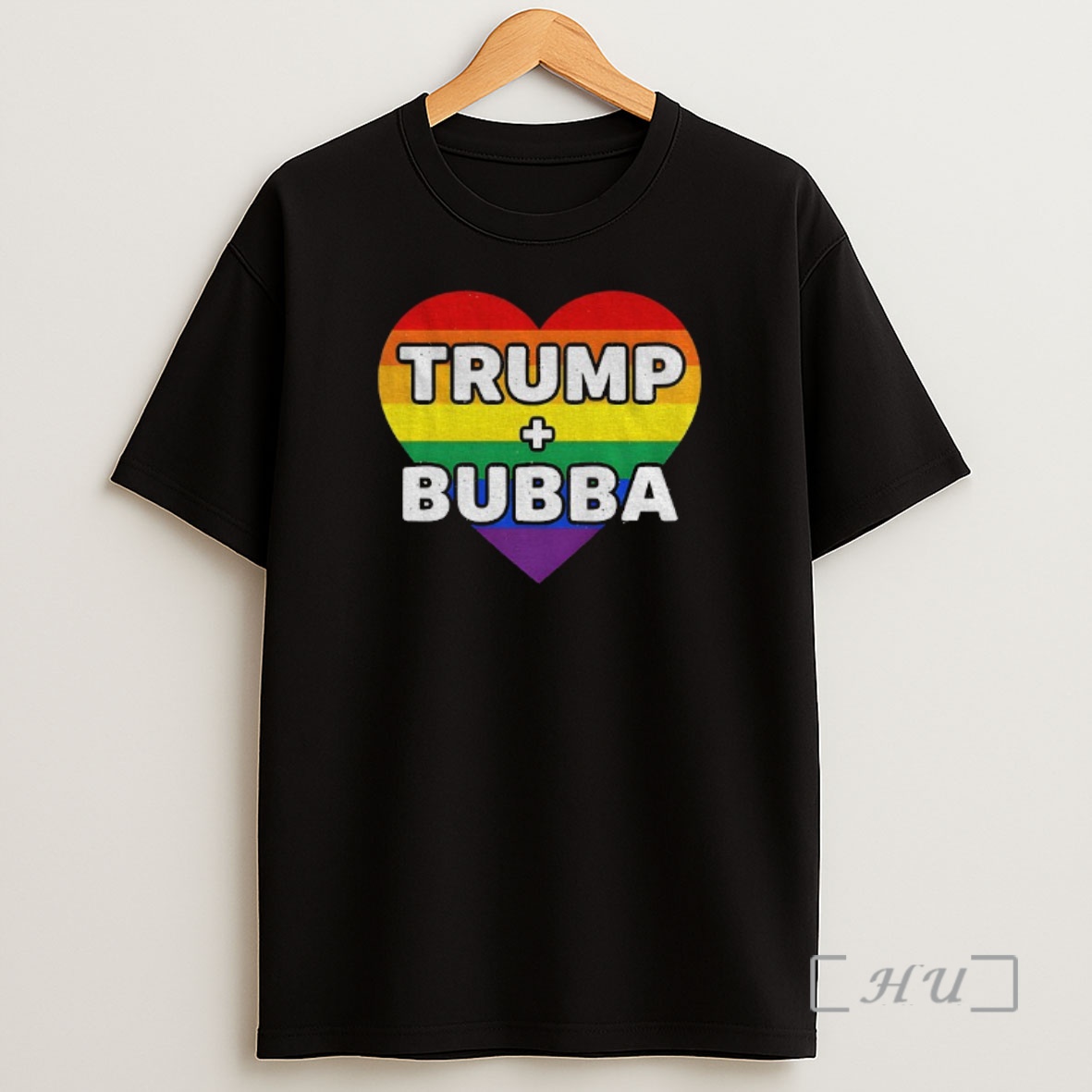 Officials Trump Loves Bubba Clinton Colorful Heart Premium Shirt Sweatshirt Tee