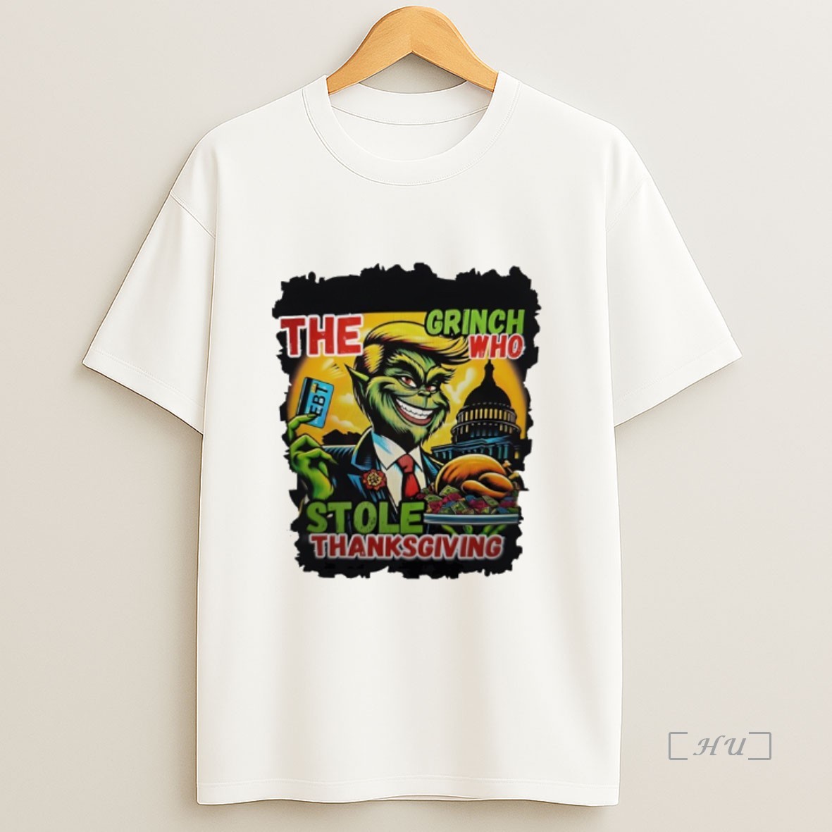 Officials Trump The Grinch Turkey Who Stole Thanksgiving Ebt Funny Premium Shirt Sweatshirt Tee