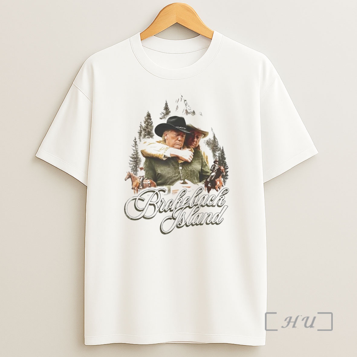 Officials Trump And Bill Clinton Brokeback Island Premium Shirt Sweatshirt Tee