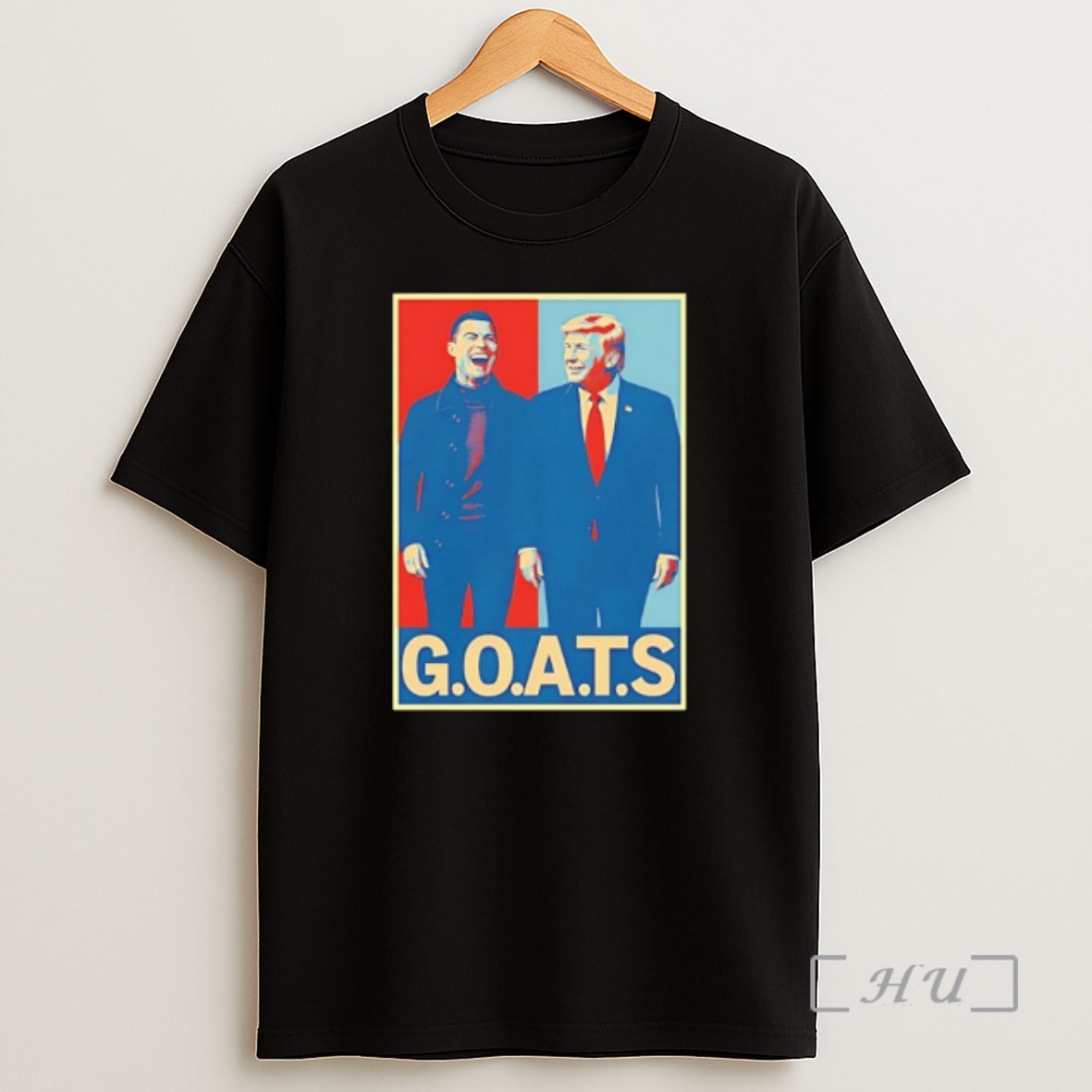 Officials Trump And Ronaldo Goats Dark 2025 Premium Shirt Sweatshirt Tee