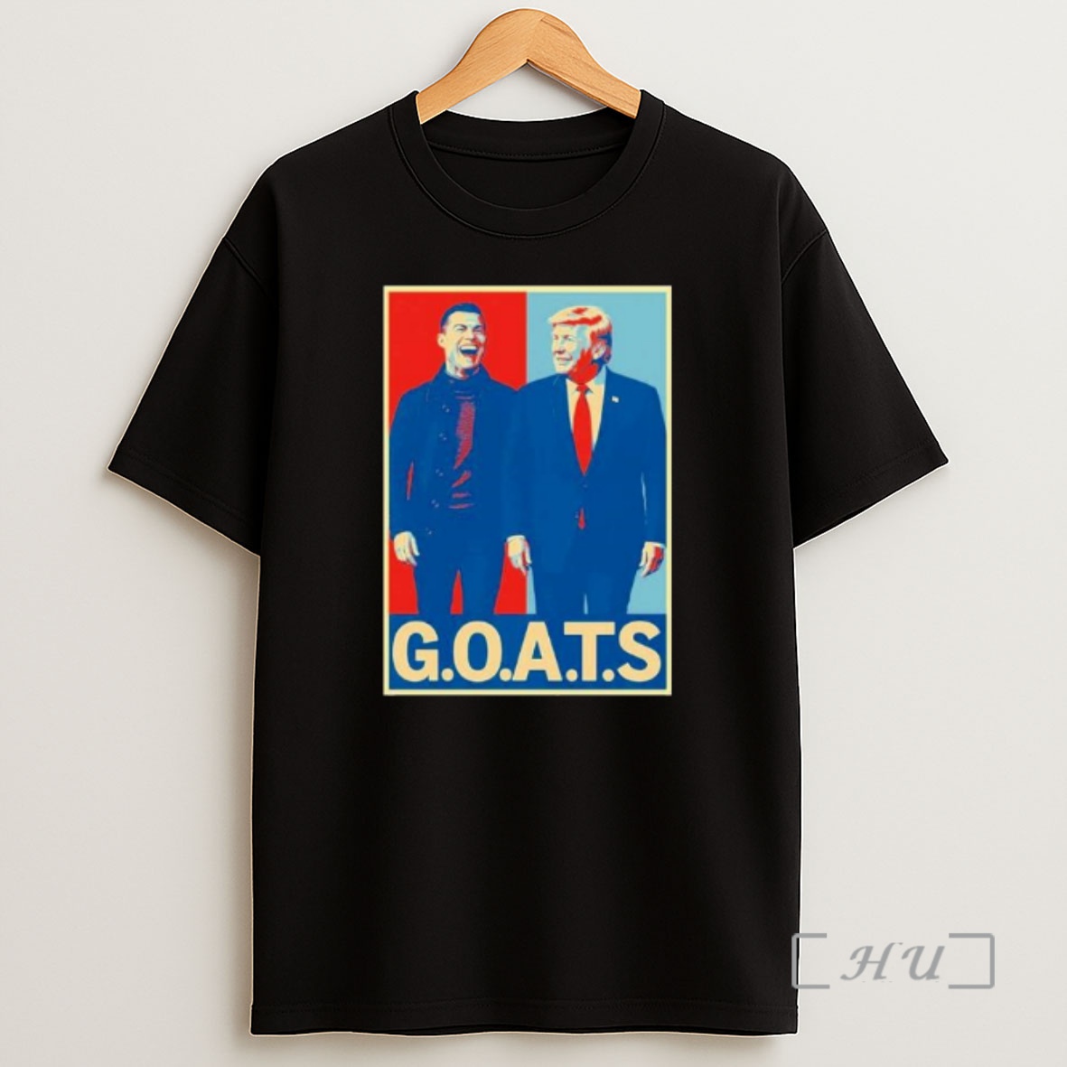 Officials Trump And Ronaldo Goats Dark Ornaments Premium Shirt Sweatshirt Tee