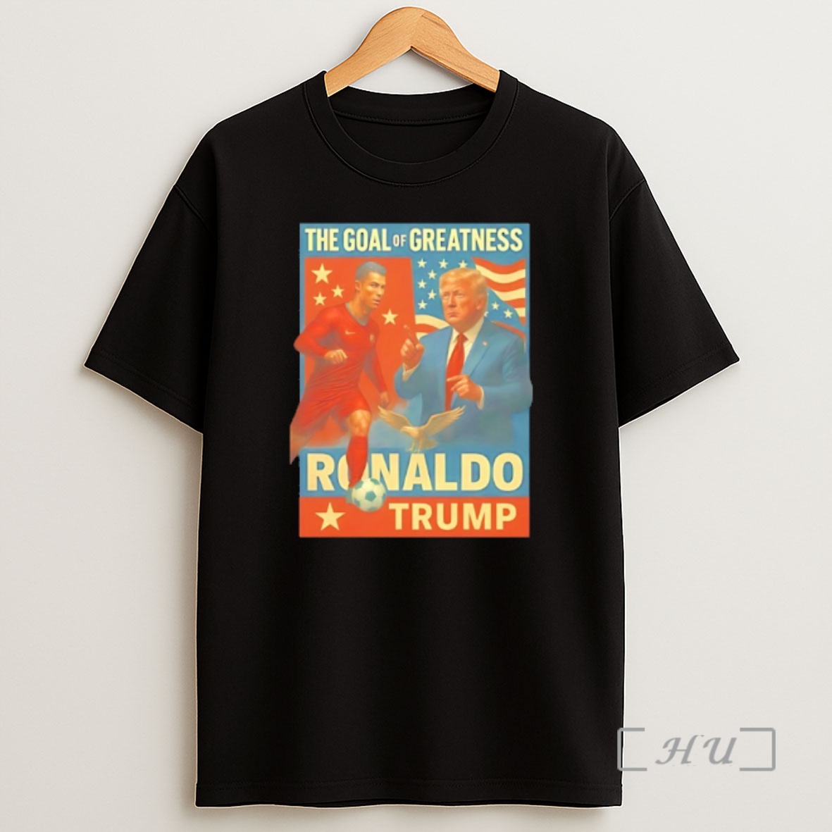 Officials Trump And Ronaldo The Goal Of Greatness Premium Shirt Sweatshirt Tee