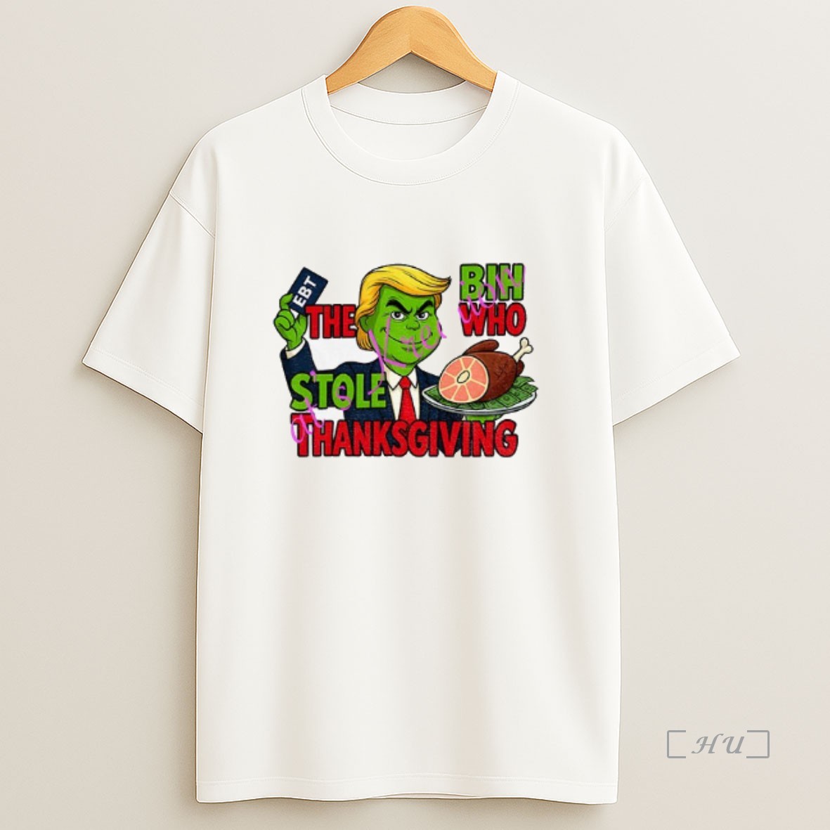 Officials Trump X Grinch The Bih That Stole Thanksgiving Premium Shirt Sweatshirt Tee