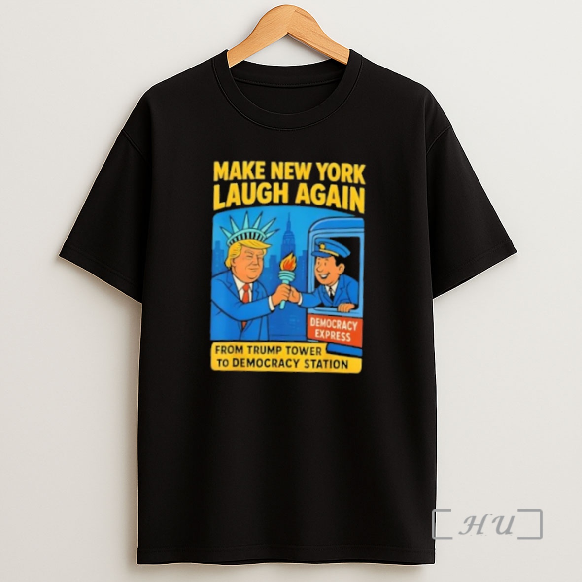 Officials Trump X Liberty Of Statue Make New York Laugh Againcomic Political Democracy Express Premium Shirt Sweatshirt Tee