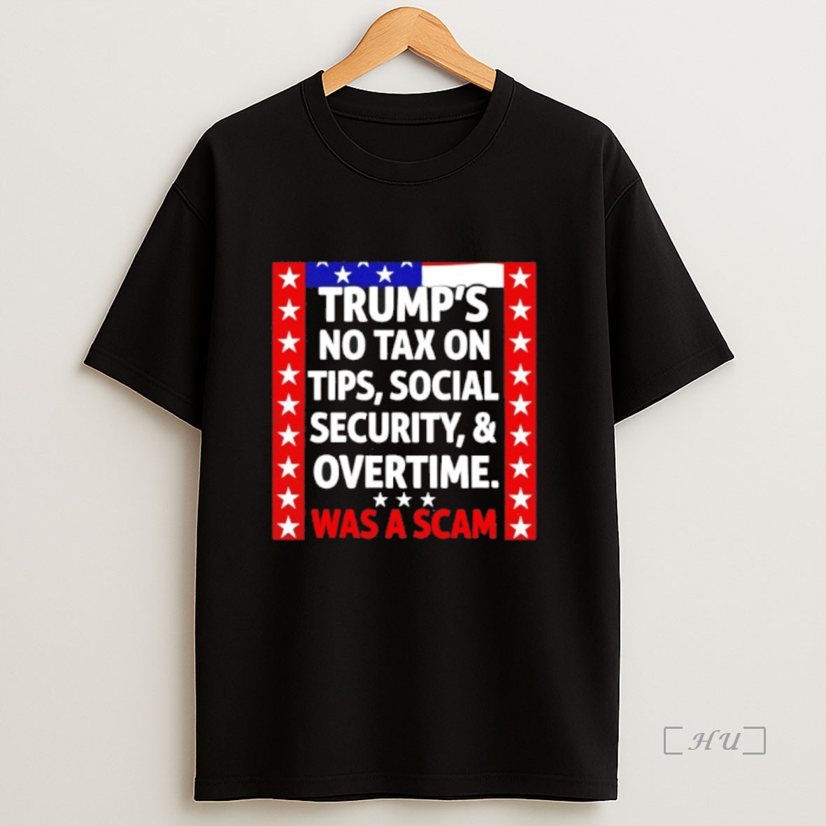 Officials Trumps No Tax On Tips Social Security And Overtime Was A Scam Premium Shirt Sweatshirt Tee