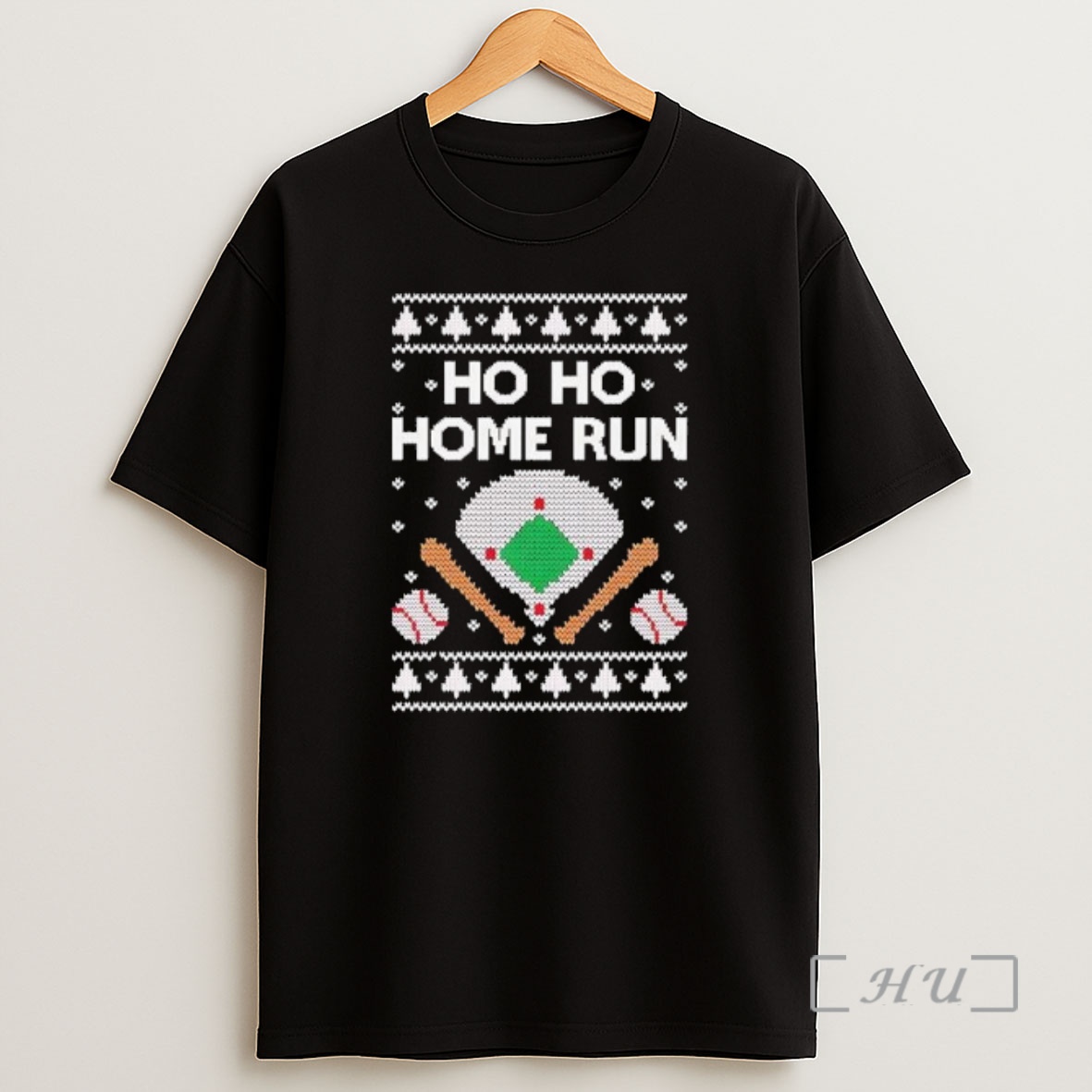 Officials Tstars Ho Ho Home Run Ugly Christmas Premium Shirt Sweatshirt Tee