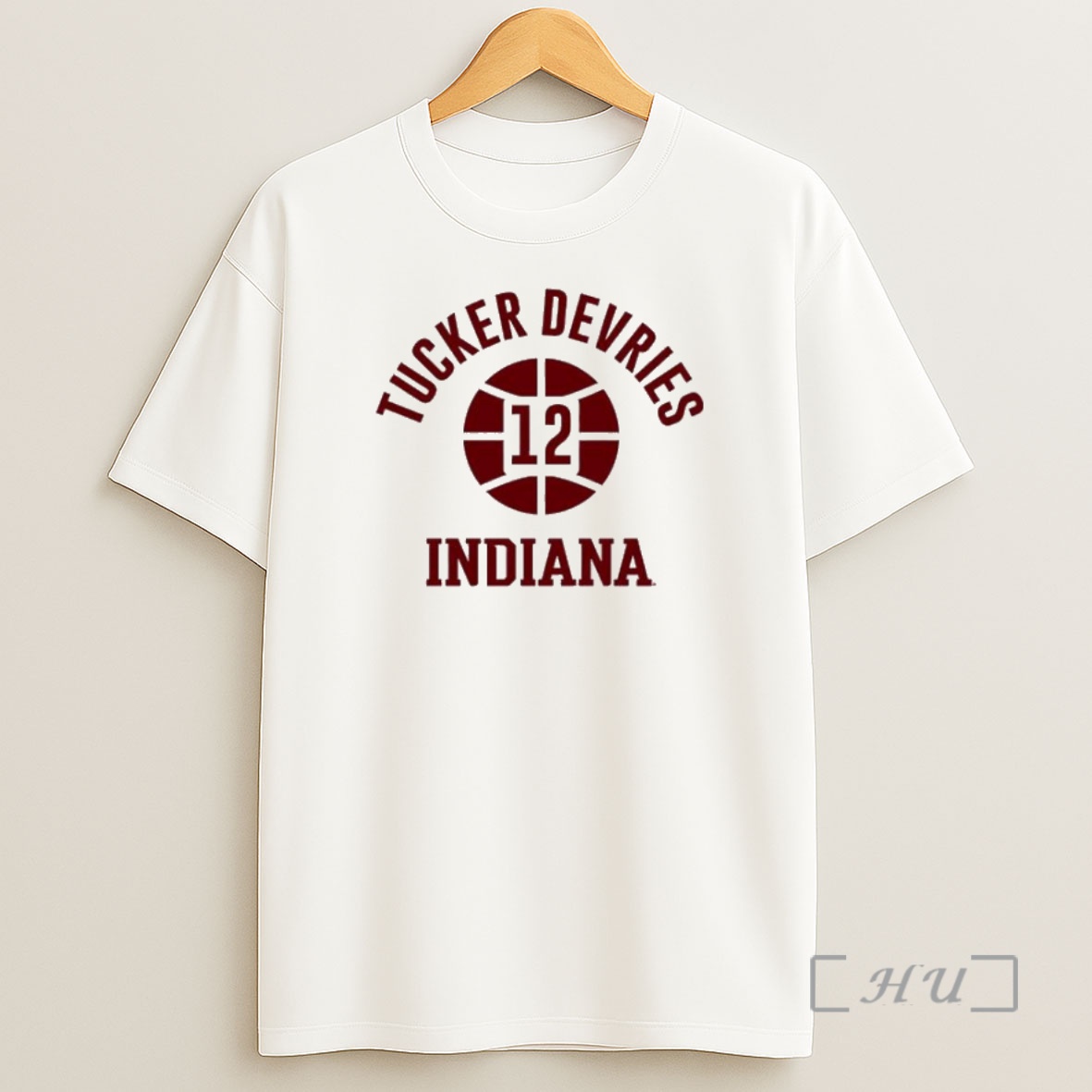 Officials Tucker Devries Name Number Ball Indiana Basketball Premium Shirt Sweatshirt Tee