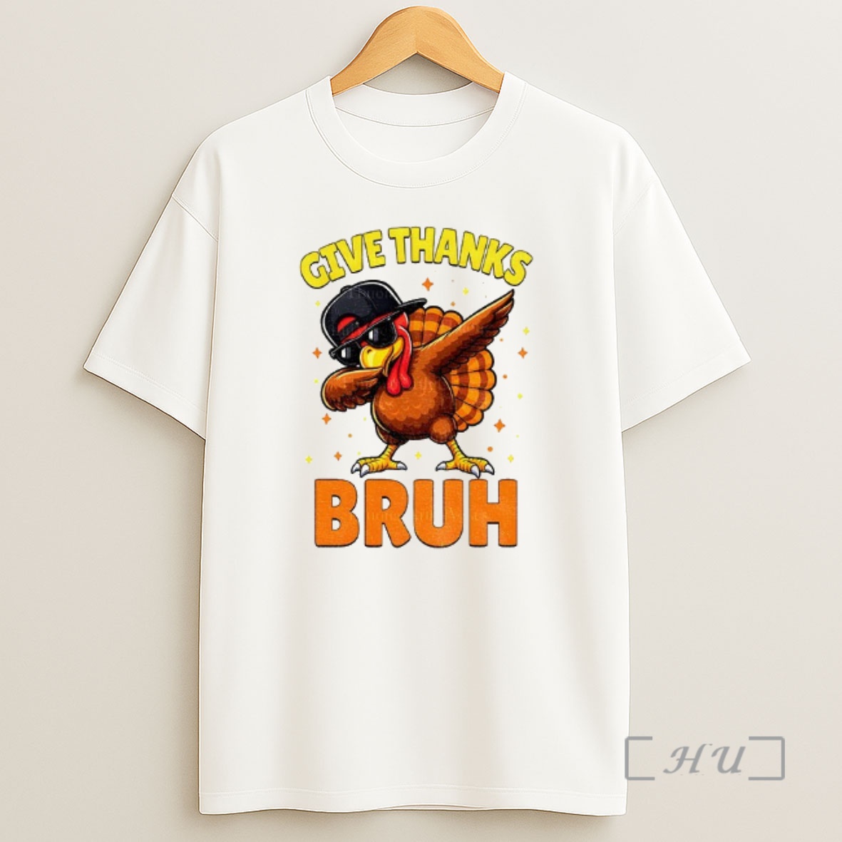 Officials Turkey Dabbing Give Thanks Bruh Thanksgiving Premium Shirt Sweatshirt Tee