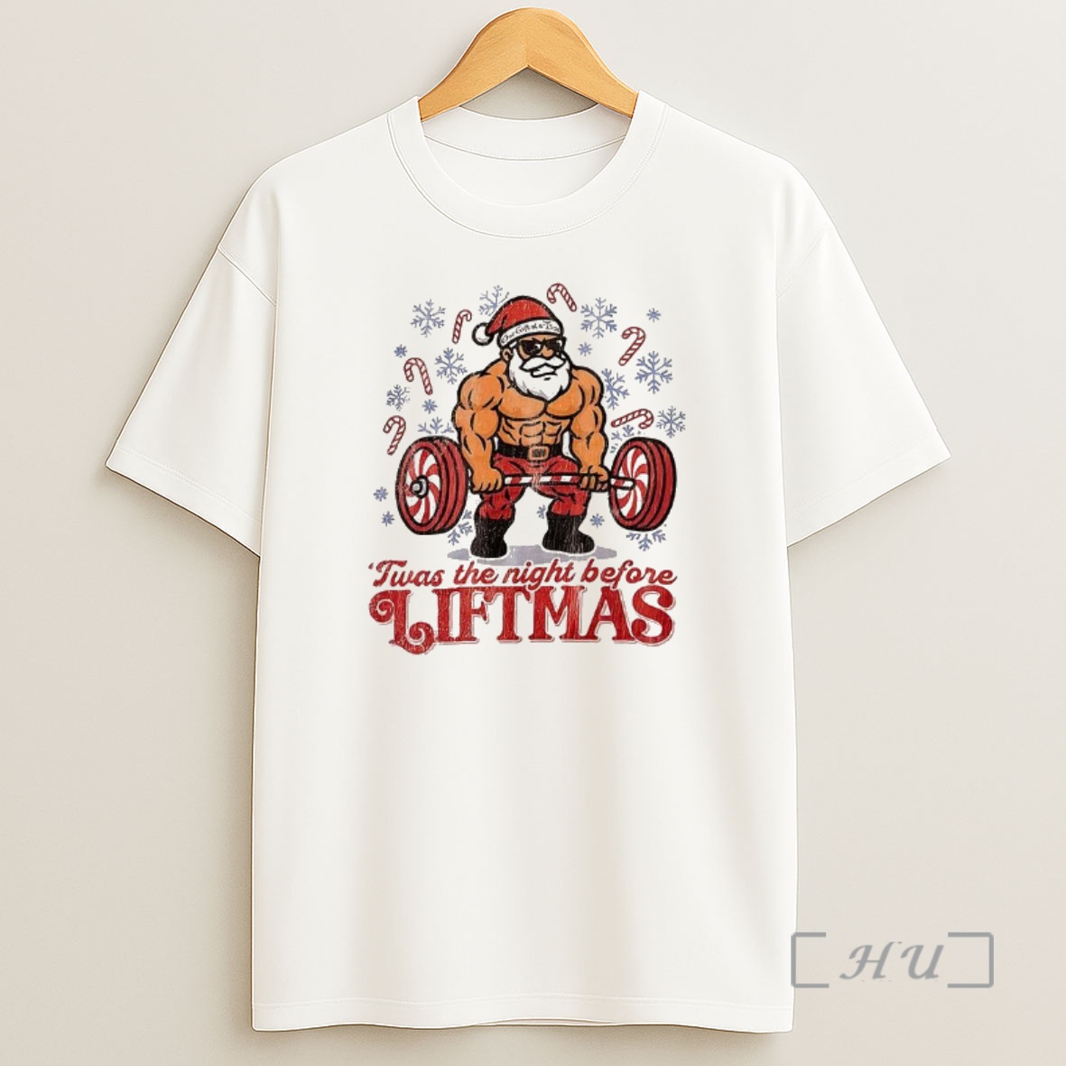 Officials Twas The Night Before Liftmas Christmas Premium Shirt Sweatshirt Tee