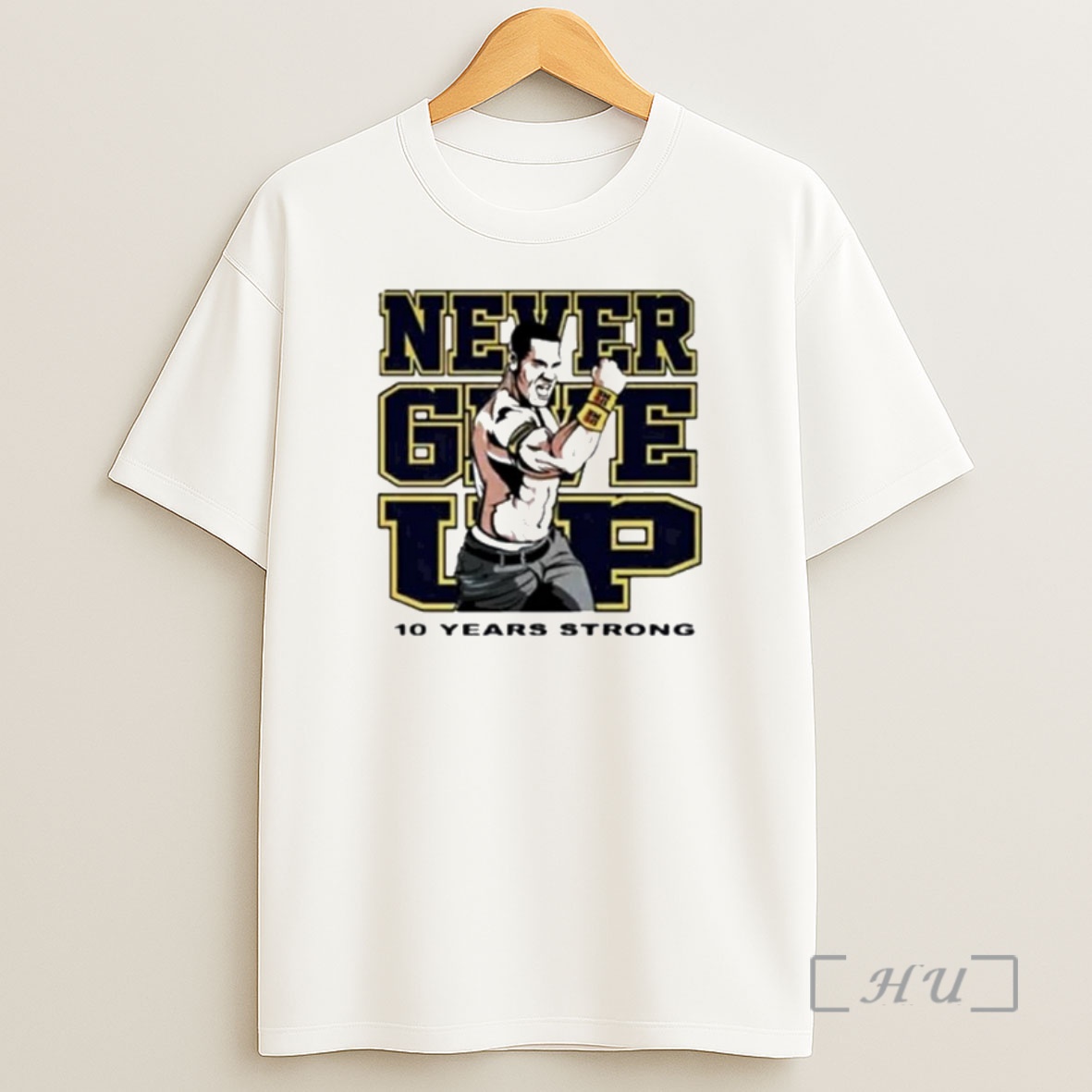Officials Tyrese Haliburton Wearing John Cena Never Give Up 10 Year Strong Ornaments Premium Shirt Sweatshirt Tee
