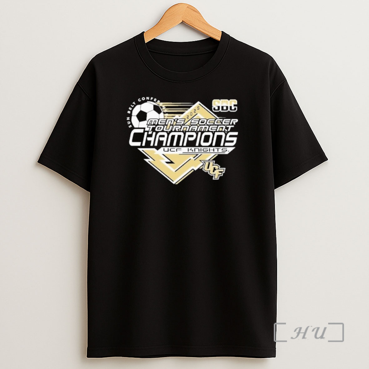 Officials Ucf Knights 2025 Sun Belt Conference Mens Soccer Tournament Champions Premium Shirt Sweatshirt Tee
